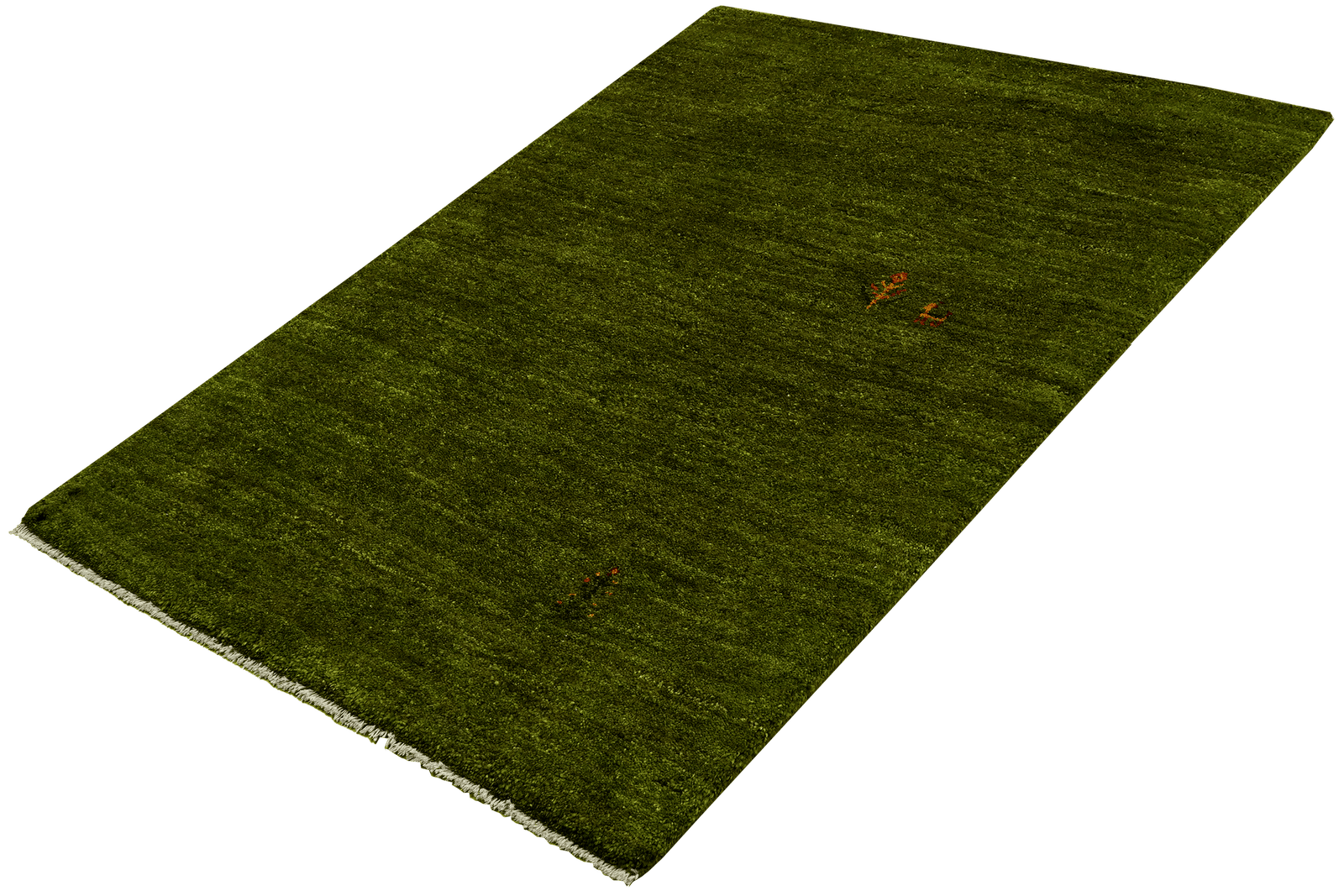 Gabbeh — Hand-knotted, 101x147 cm, Green, 100% Virgin Wool | View 5