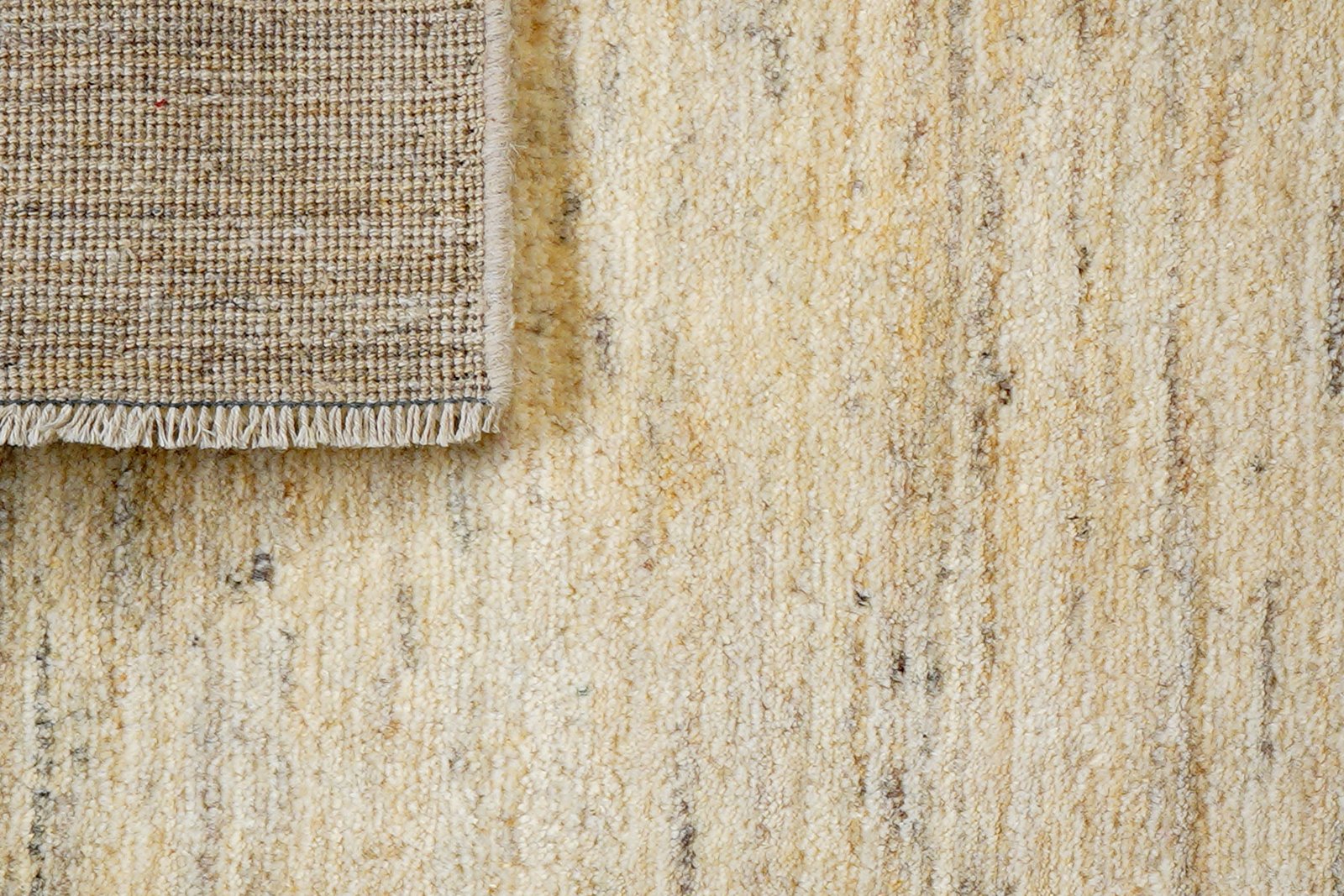 Gabbeh — Hand-knotted, 76x192 cm, Beige, 100% Virgin Wool | View 7