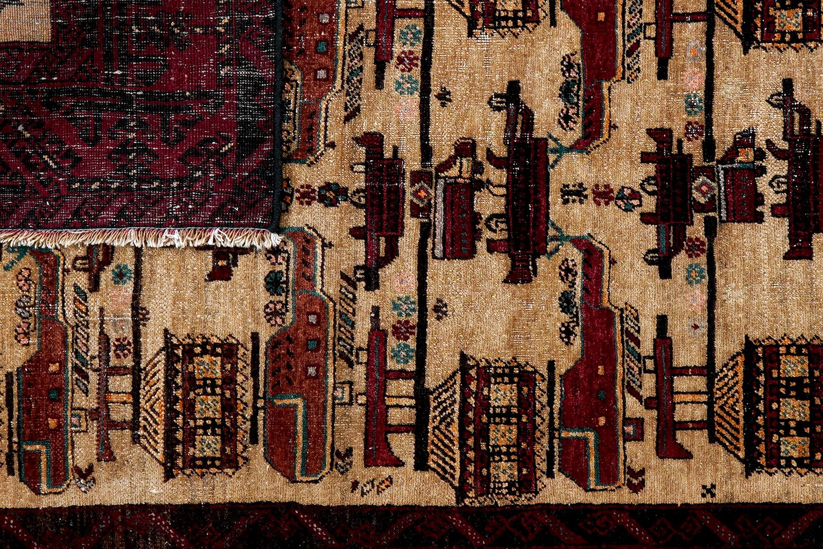 Heritage — Hand-knotted, 103x192 cm, Beige, 100% Virgin Wool | View 7