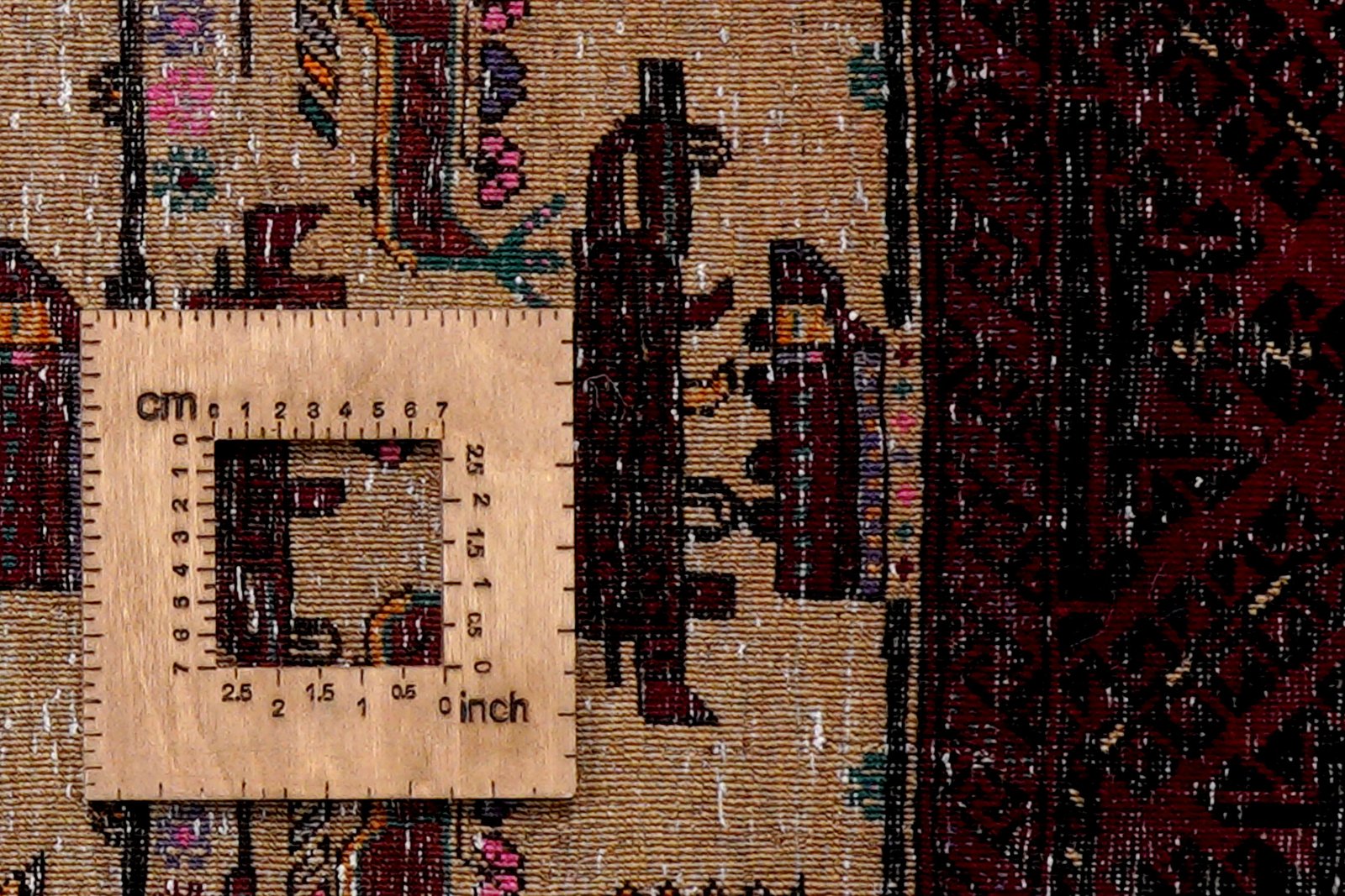 Heritage — Hand-knotted, 103x192 cm, Beige, 100% Virgin Wool | View 8