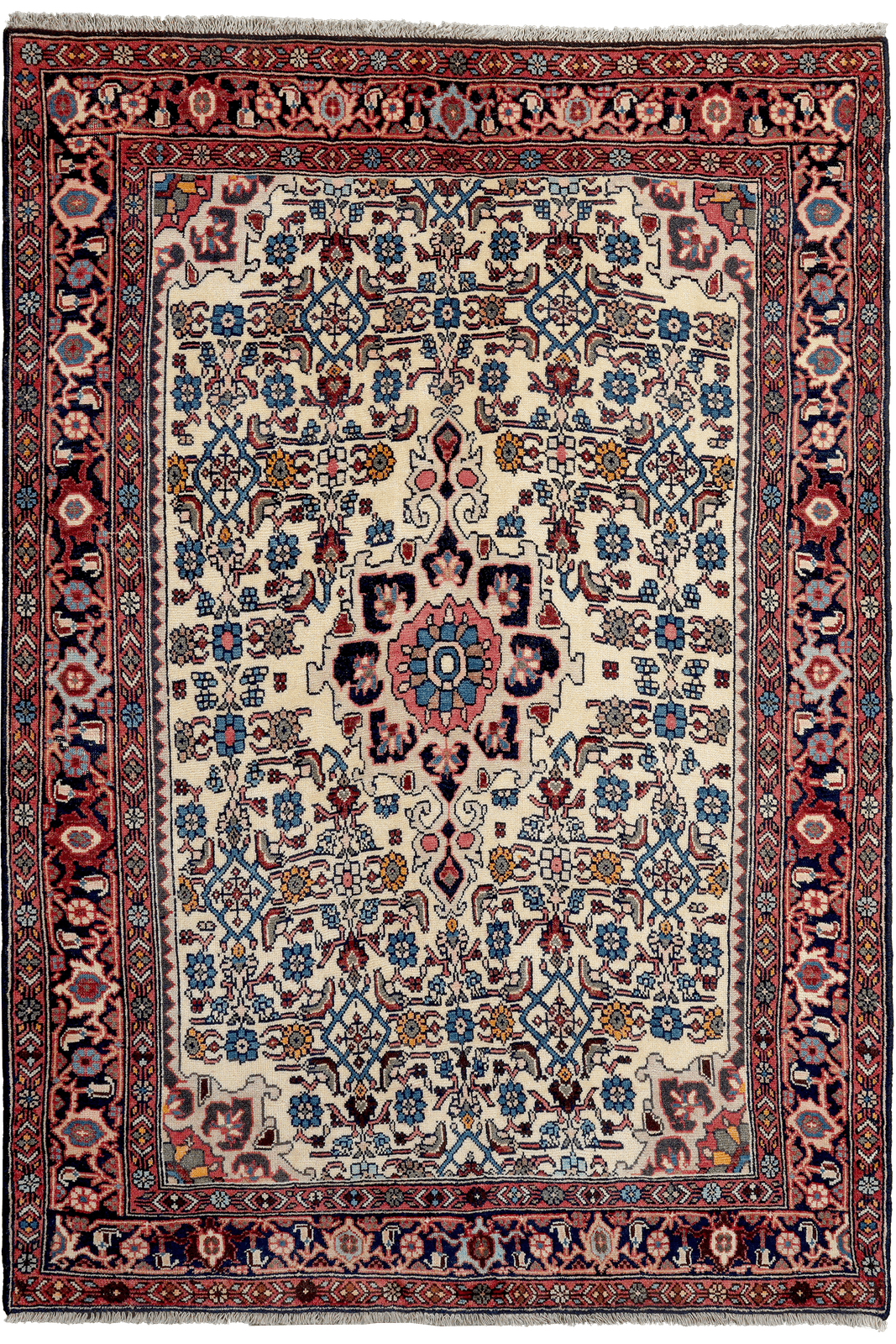 Heritage — Hand-knotted, 110x162 cm, Beige, 100% Virgin Wool | Main view