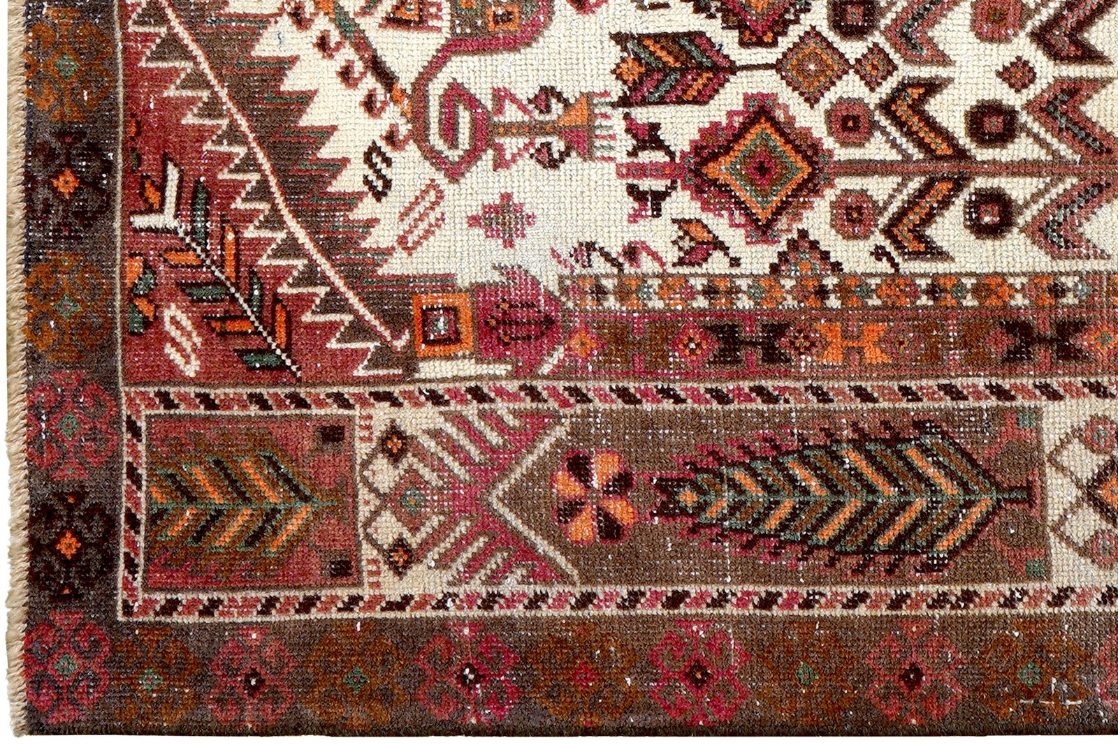 Heritage — Hand-knotted, 101x176 cm, Brown, 100% Virgin Wool | View 3