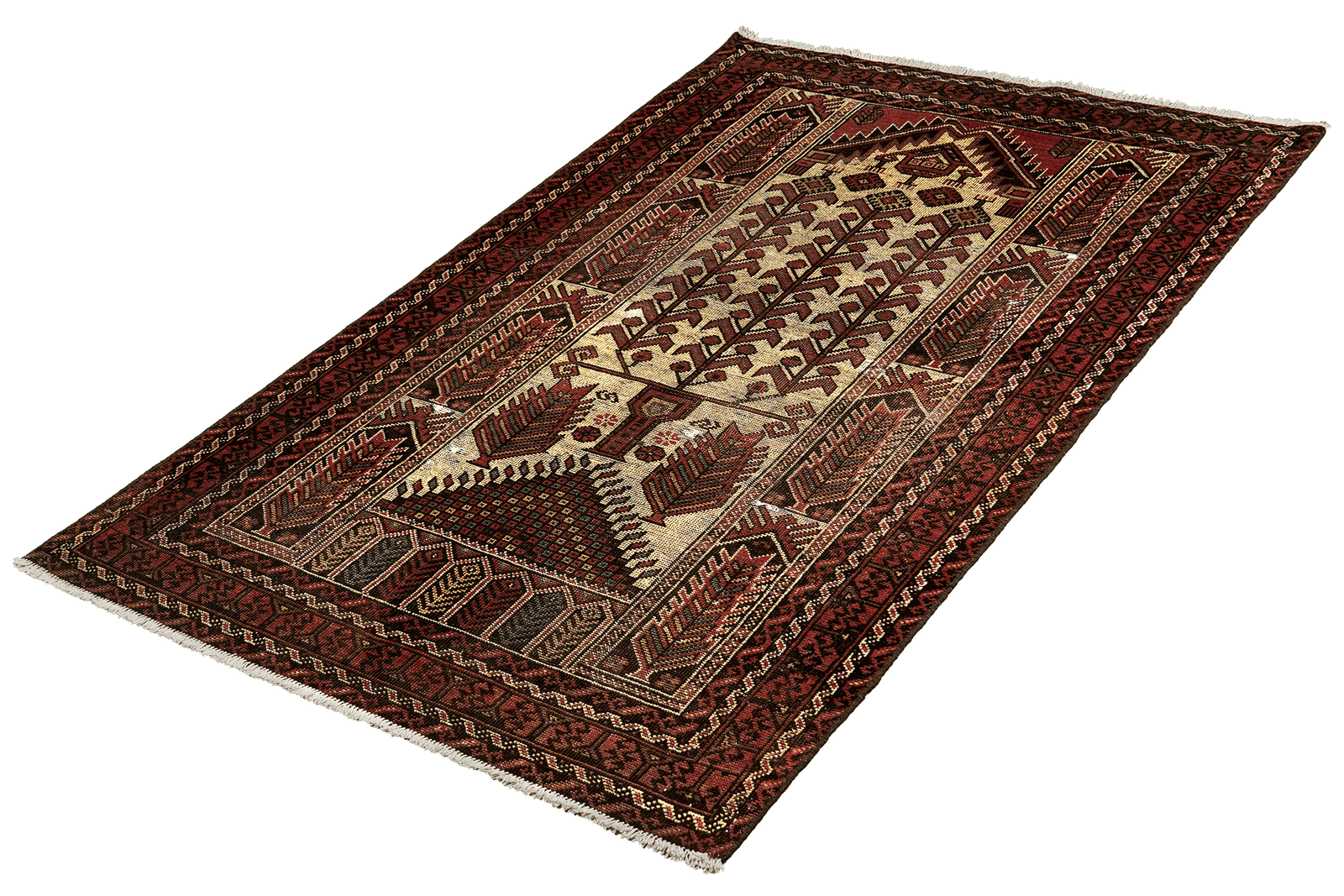 Heritage Hani — Hand-knotted, 100x185 cm, Brown, 100% Virgin Wool | View 5