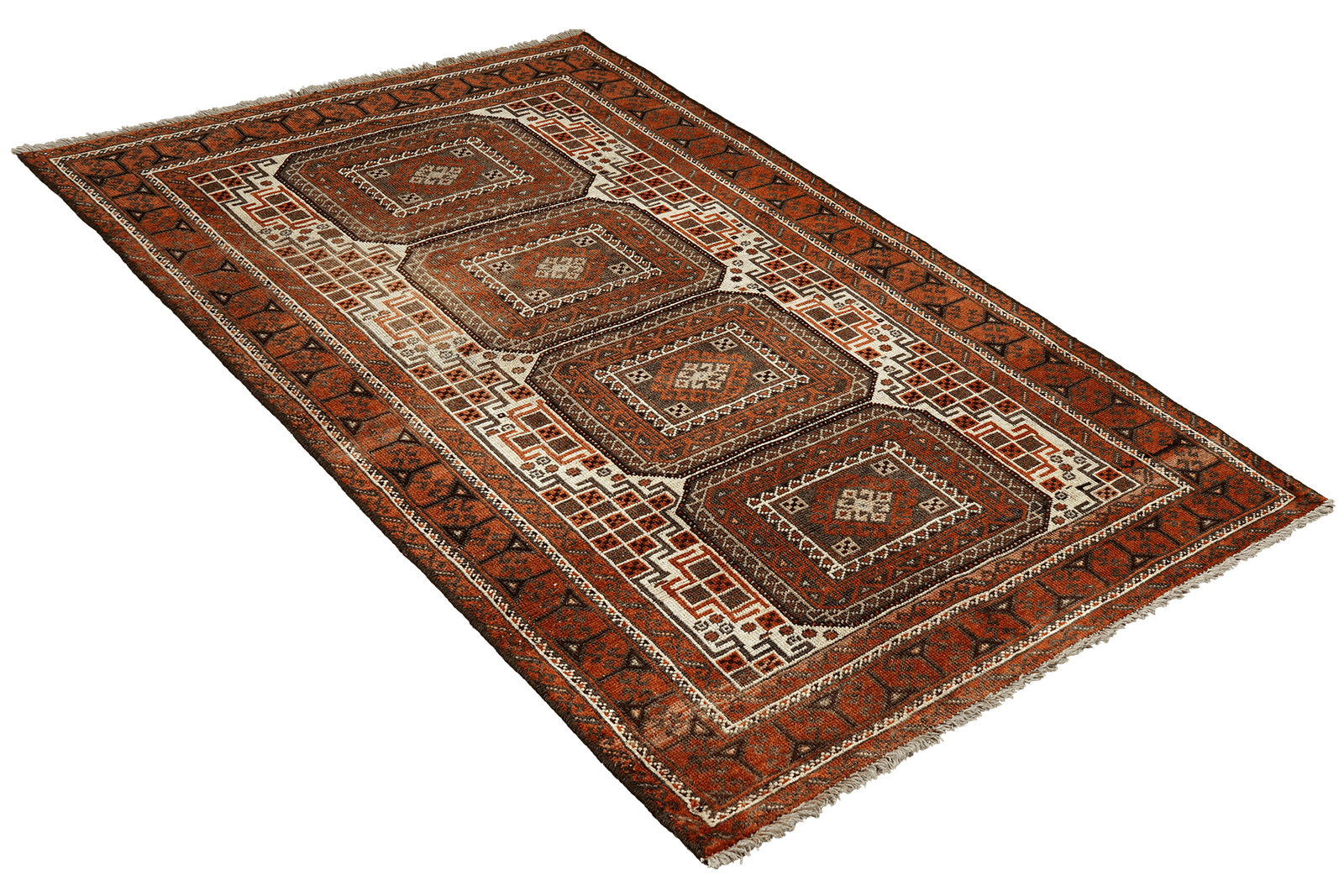 Heritage — Hand-knotted, 84x155 cm, Brown, 100% Virgin Wool | View 4