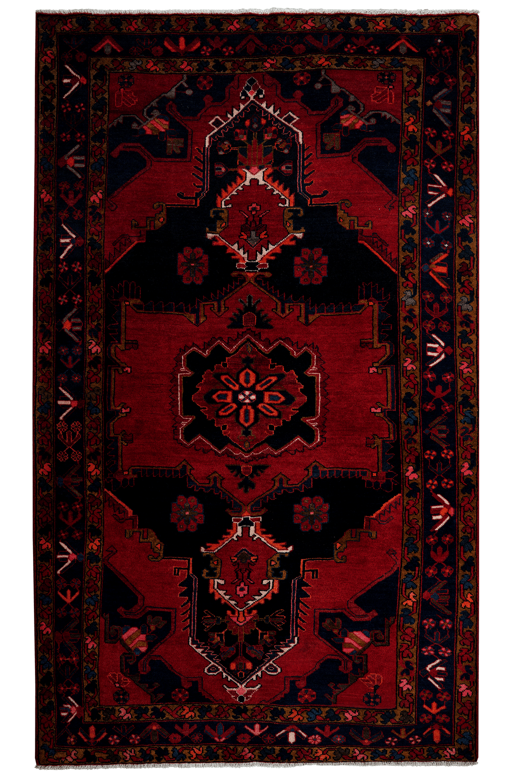 Lori — Hand-knotted, 156x267 cm, Blue, 100% Virgin Wool | Main view