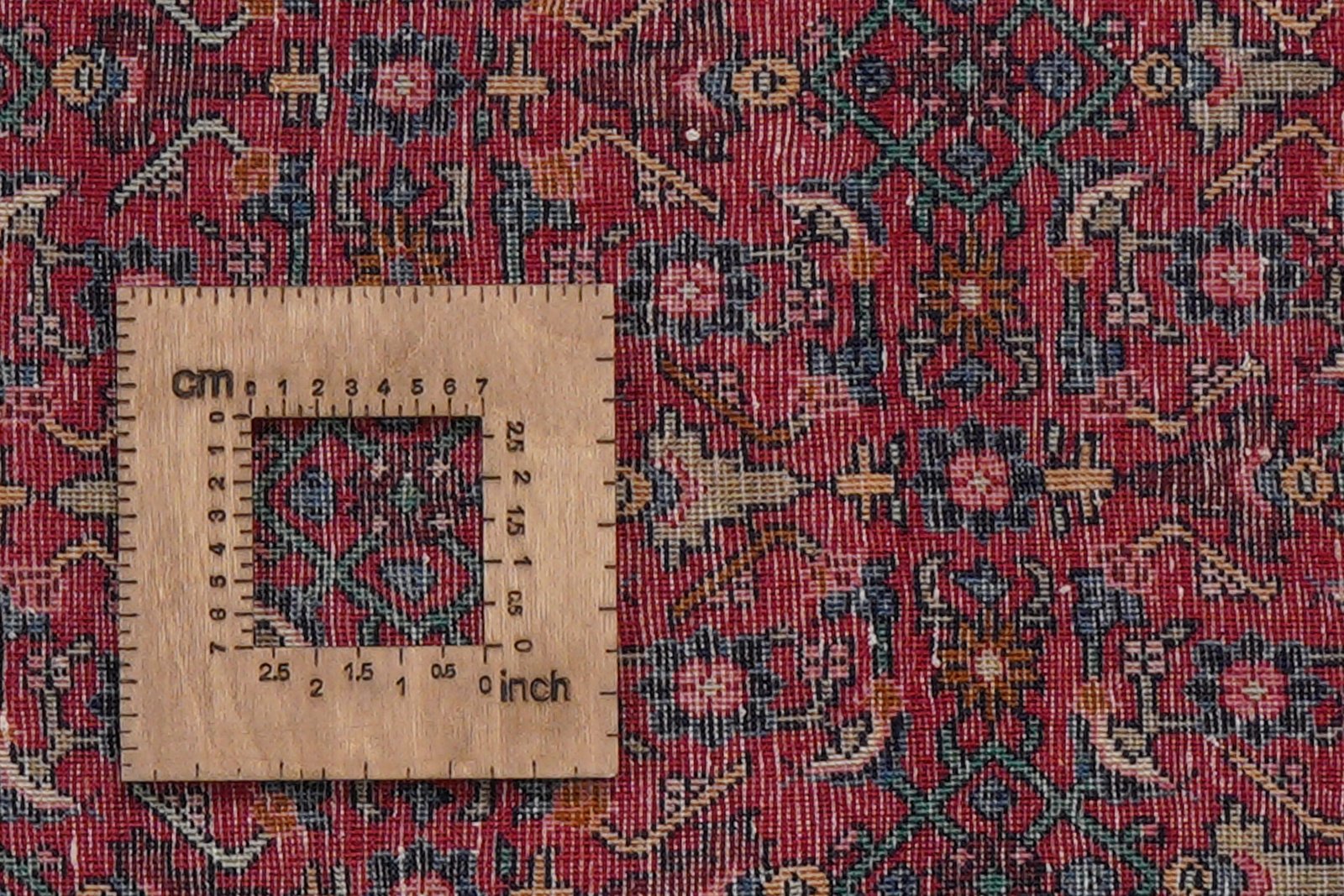 Bidjar Zandjan — Hand-knotted, 103x160 cm, Red, 100% Virgin Wool | View 8