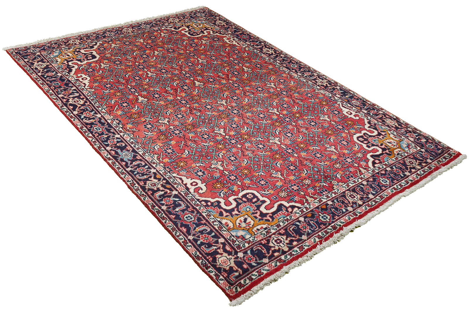 Bidjar Zandjan — Handgefertigt, 160x103 cm, Blau, 100% Virgin Wool | View 4