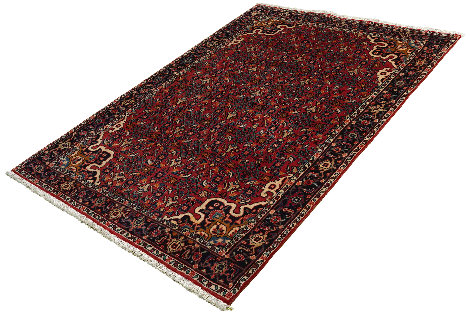 Bidjar Zandjan — Handgefertigt, 160x103 cm, Blau, 100% Virgin Wool | View 5