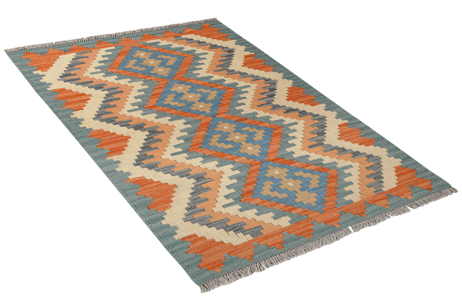 Kelim Gashgai — Handmade, 83x120 cm, Multicolor, 100% Virgin Wool | View 4