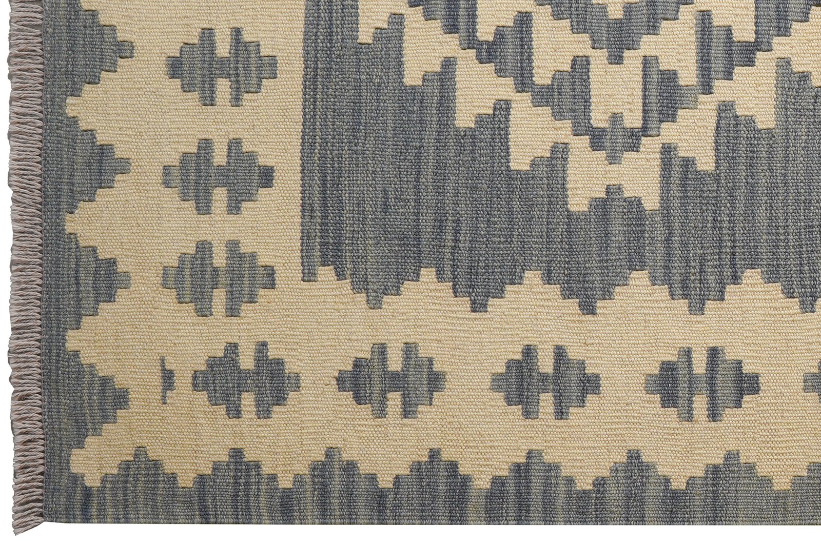 Kelim Gashgai — Handmade, 99x148 cm, Beige, 100% Virgin Wool | View 3