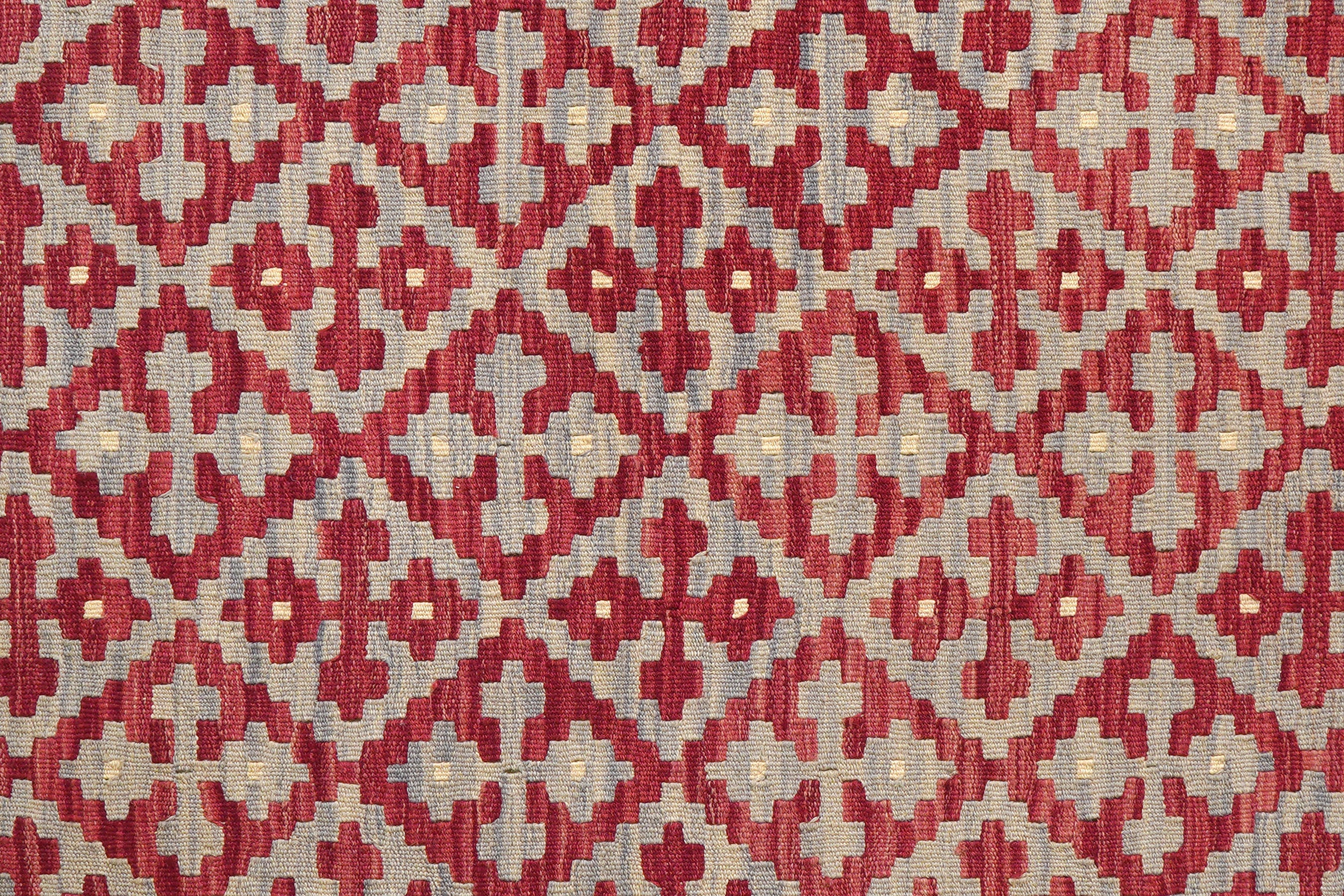 Kelim Gashgai — Handmade, 159x163 cm, Grey, 100% Virgin Wool | View 5