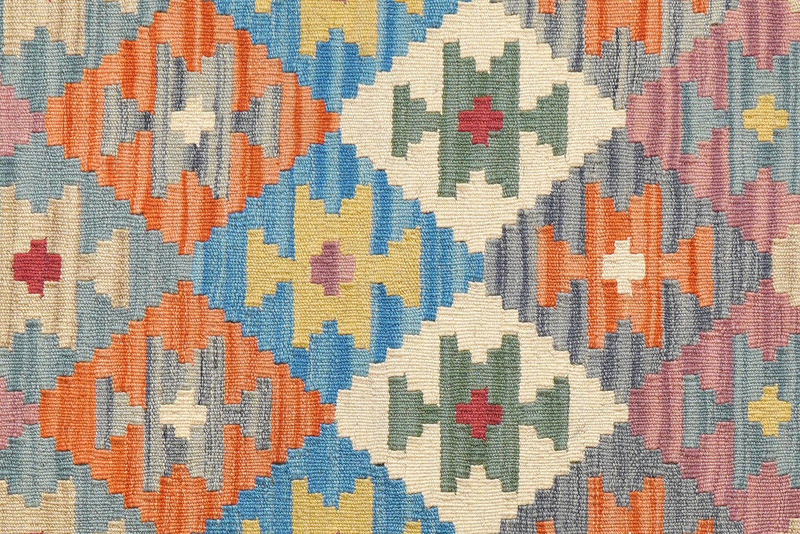 Kelim Gashgai — Handmade, 95x153 cm, Multicolor, 100% Virgin Wool | View 5