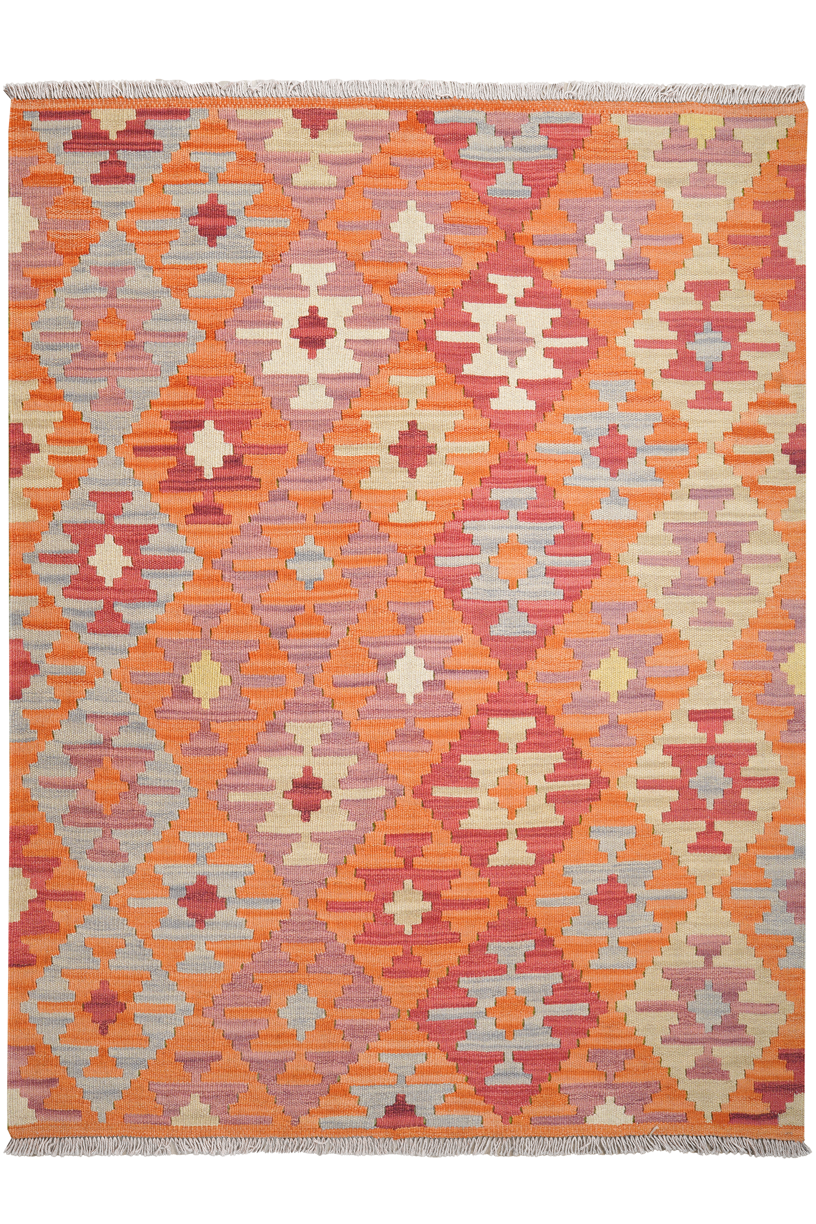 Kelim Gashgai — Handgefertigt, 172x130 cm, Bunt, 100% Virgin Wool | Main view