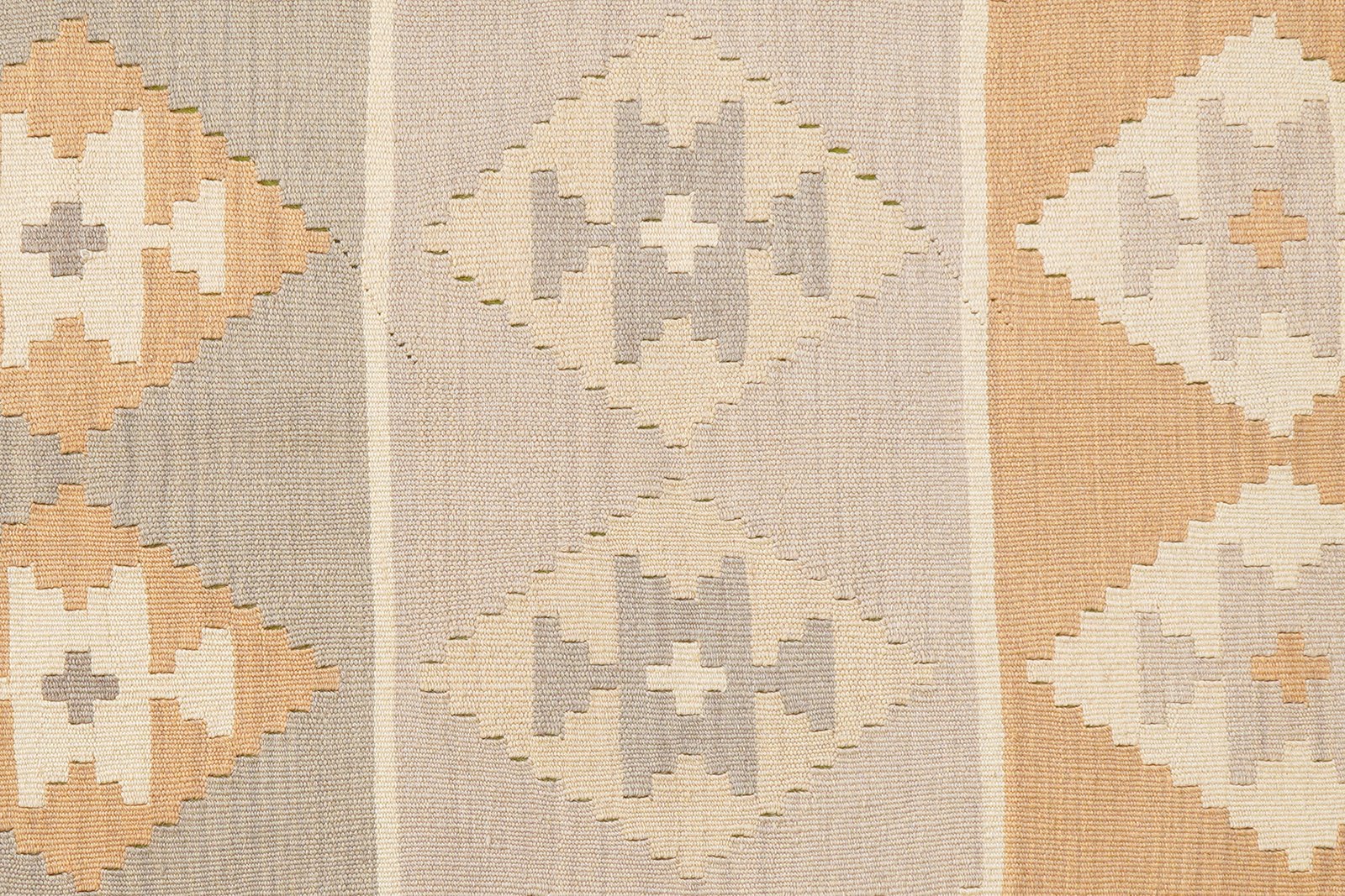 Kelim Gashgai — Handmade, 121x178 cm, Beige, 100% Virgin Wool | View 5