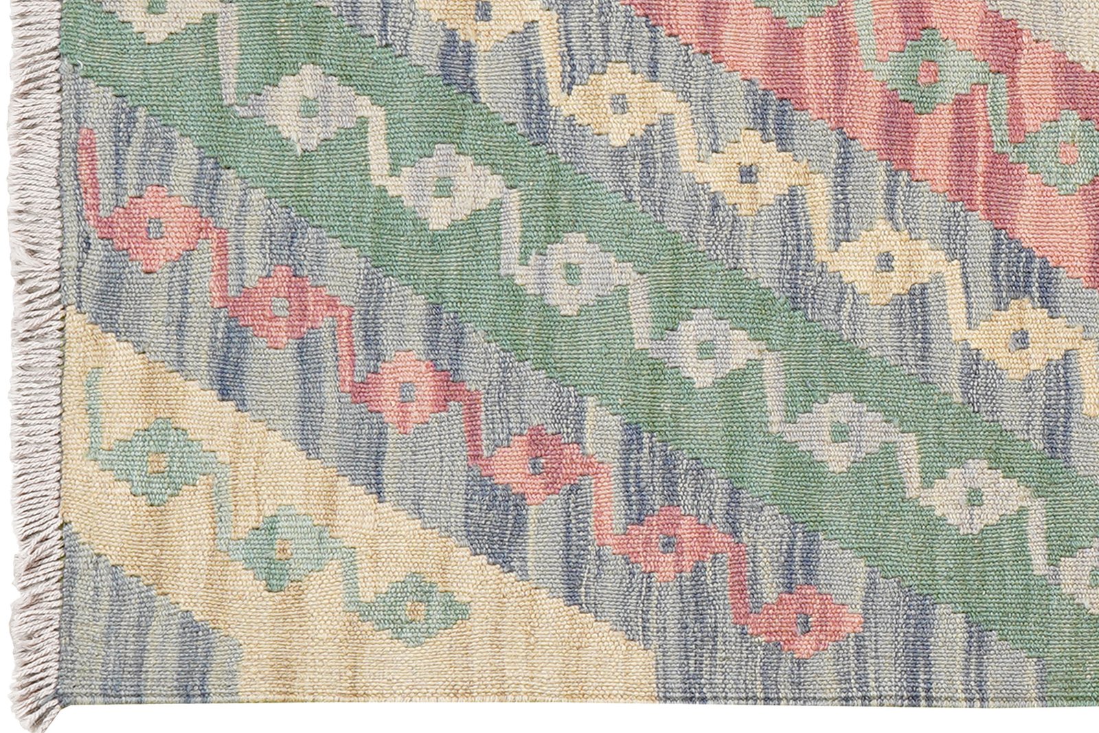 Kelim Gashgai — Handmade, 83x128 cm, Multicolor, 100% Virgin Wool | View 3