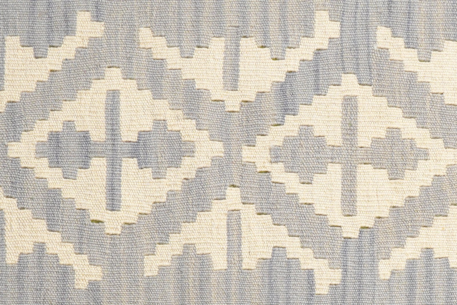 Kelim Gashgai — Handmade, 102x152 cm, Grey, 100% Virgin Wool | View 5