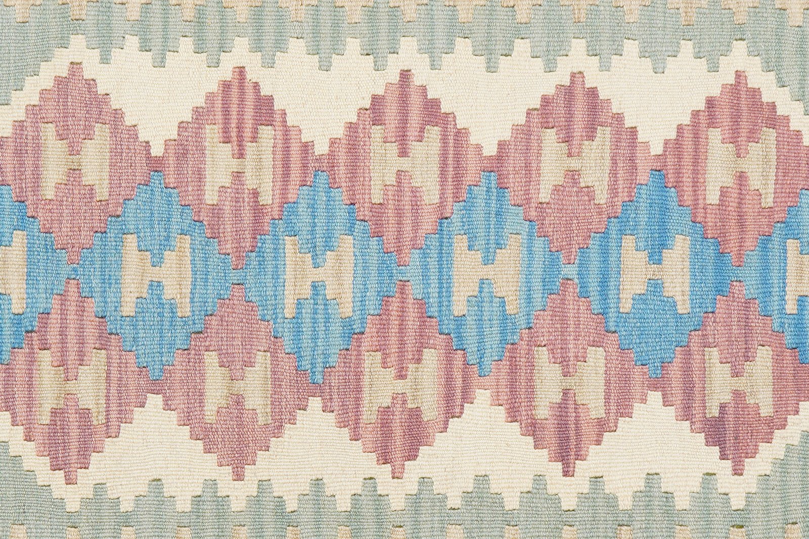 Kelim Gashgai — Handmade, 99x151 cm, Beige, 100% Virgin Wool | View 5