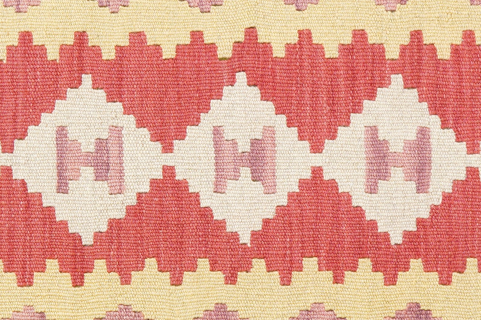 Kelim Gashgai — Handmade, 62x191 cm, Red, 100% Virgin Wool | View 5