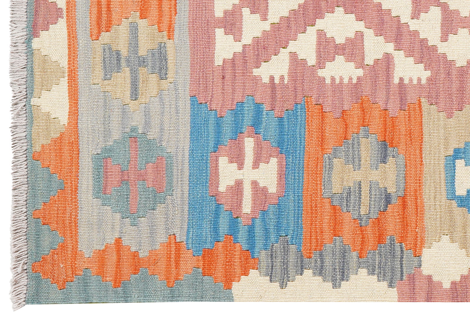 Kelim Gashgai — Handgefertigt, 154x105 cm, Bunt, 100% Virgin Wool | View 4