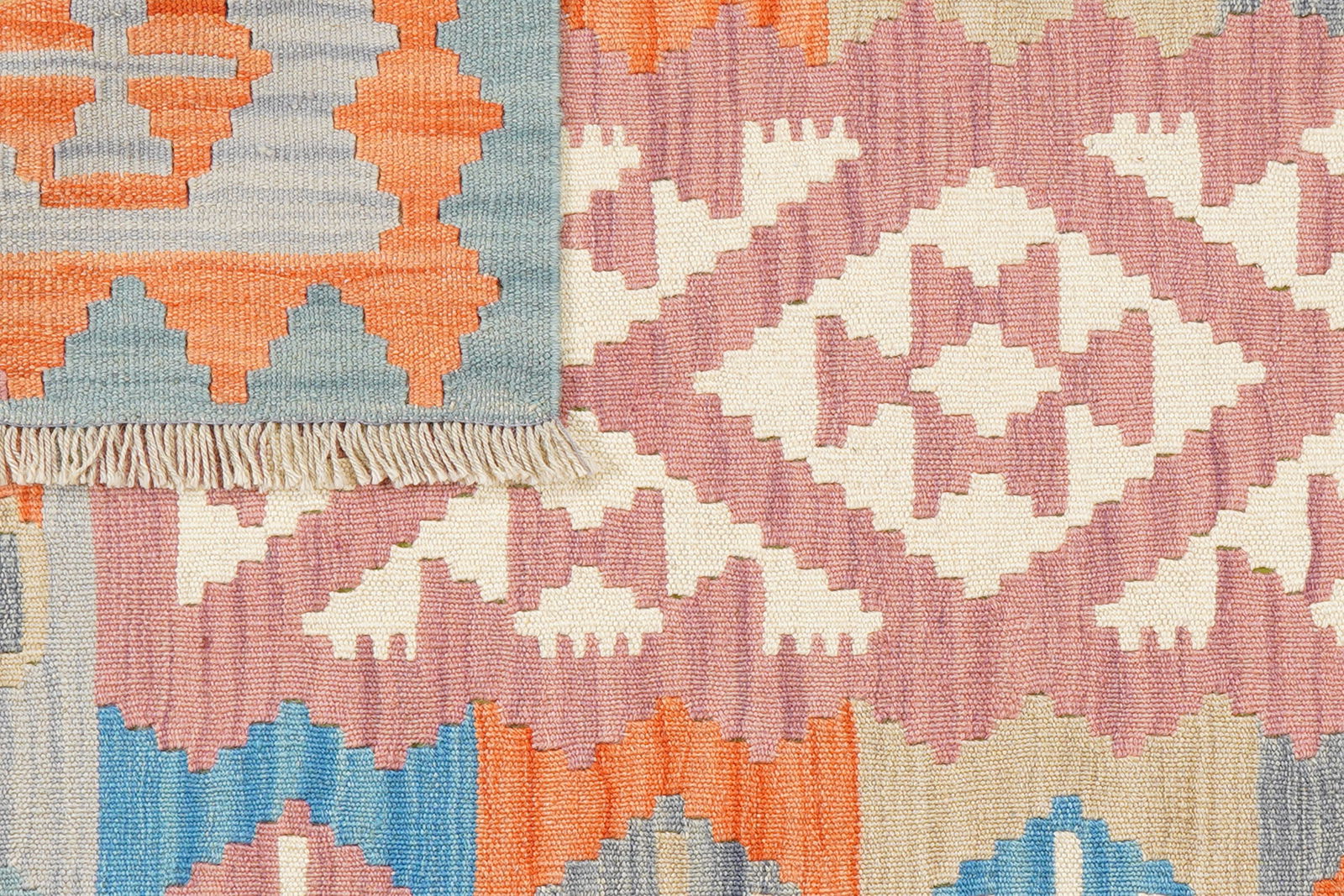 Kelim Gashgai — Handgefertigt, 154x105 cm, Bunt, 100% Virgin Wool | View 7