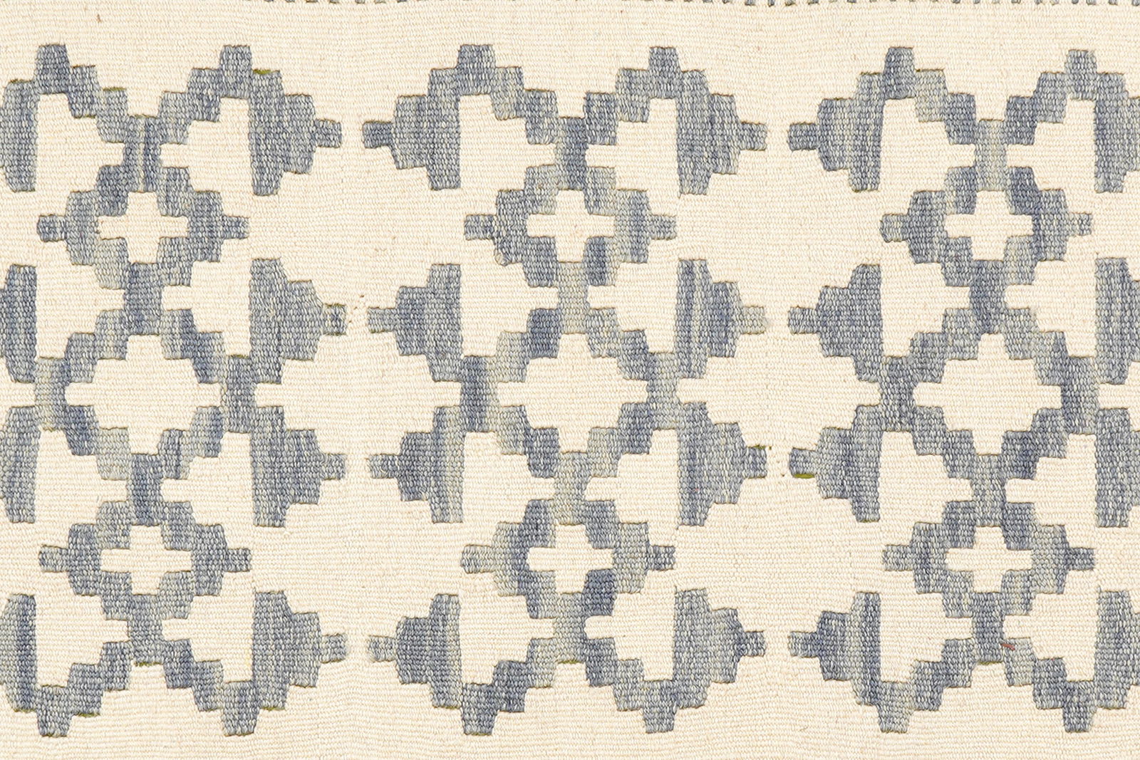 Kelim Gashgai — Handgefertigt, 257x84 cm, Grau, 100% Virgin Wool | View 6
