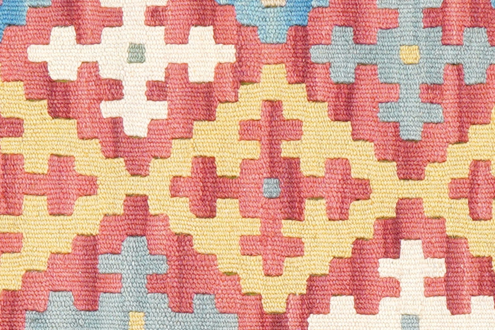 Kelim Gashgai — Handgefertigt, 119x85 cm, Beige, 100% Virgin Wool | View 6