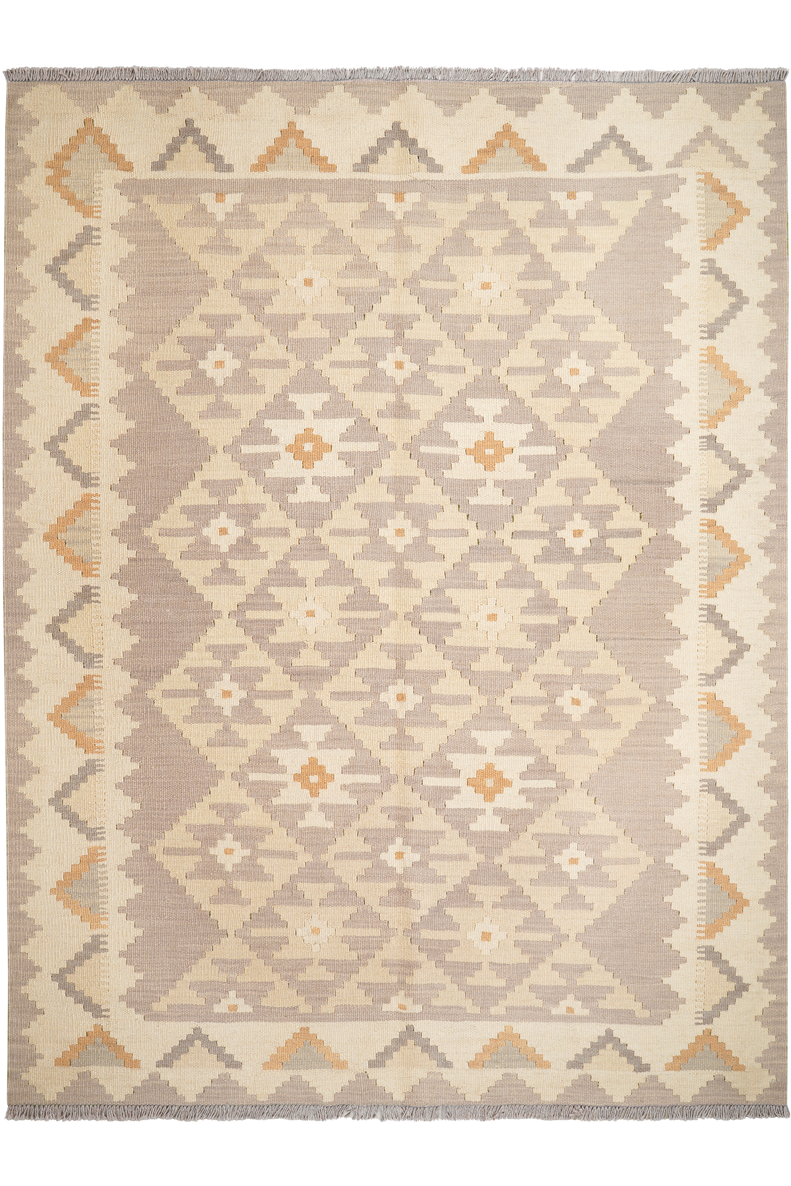 Ke.Gashgai T — Handgefertigt, 228x171 cm, Bunt, 100% Virgin Wool | Main view