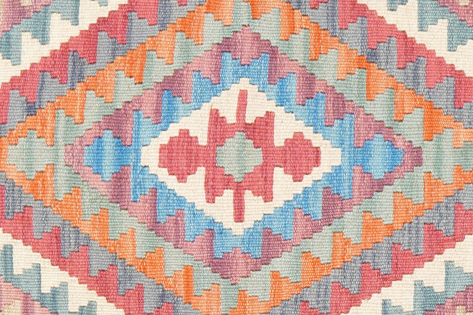 Kelim Gashgai — Handmade, 97x132 cm, Multicolor, 100% Virgin Wool | View 5