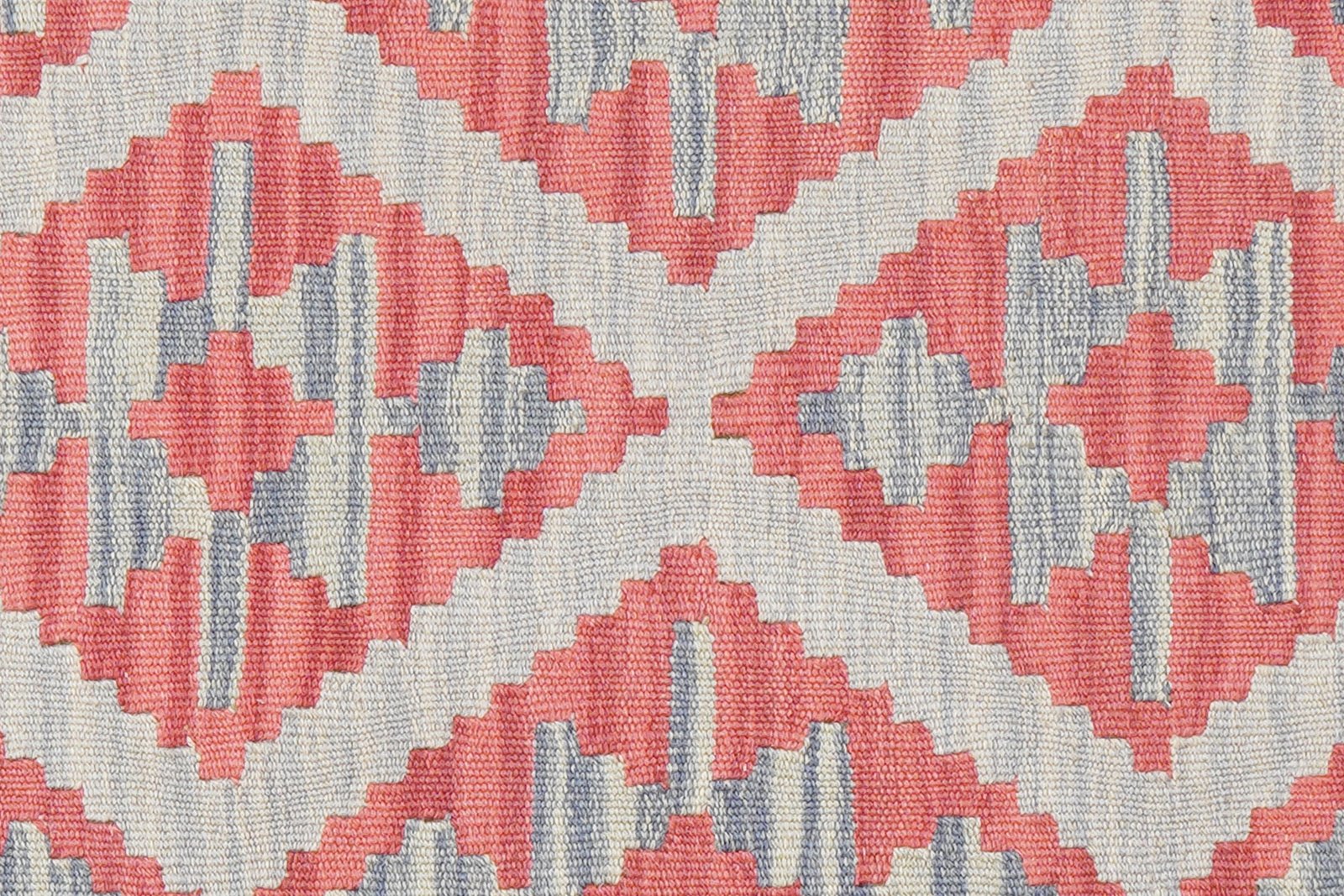 Kelim Gashgai — Handmade, 102x145 cm, Grey, 100% Virgin Wool | View 5