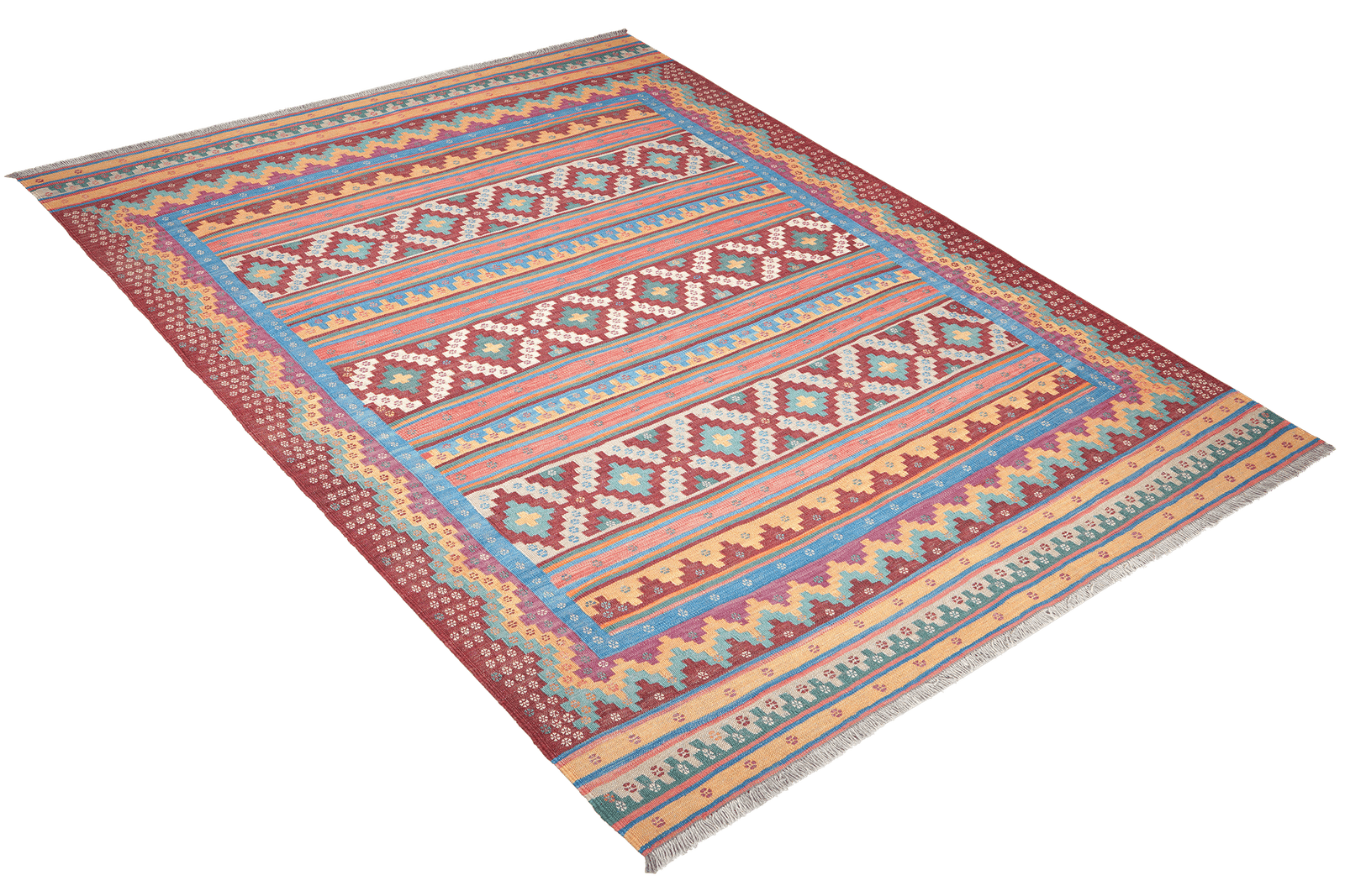 Sumak Sirdjan — Handmade, 160x234 cm, Multicolor, 100% Virgin Wool | View 4