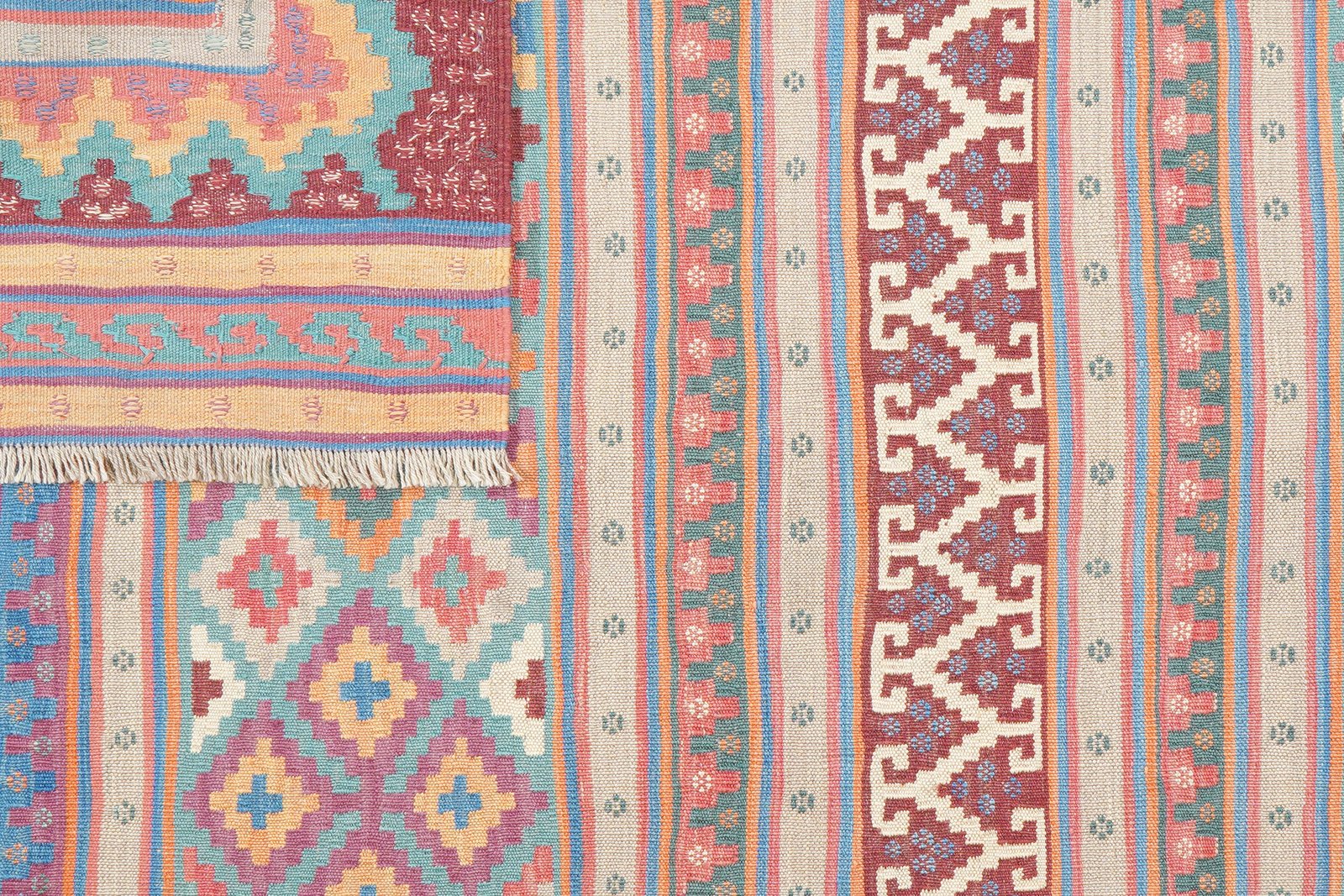 Sumak Sirdjan — Handmade, 159x238 cm, Multicolor, 100% Virgin Wool | View 6