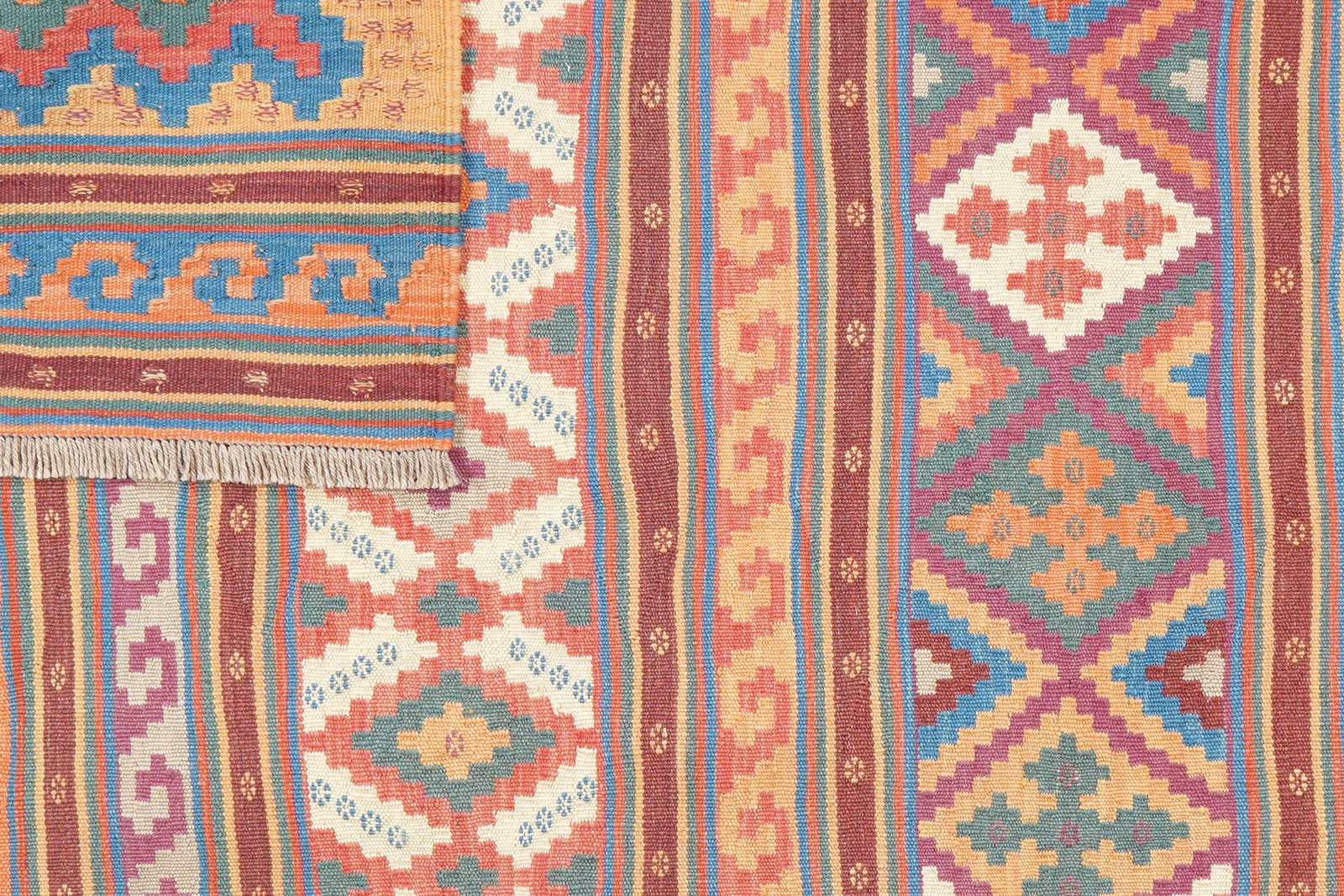 Sumak Sirdjan — Handmade, 156x234 cm, Multicolor, 100% Virgin Wool | View 6