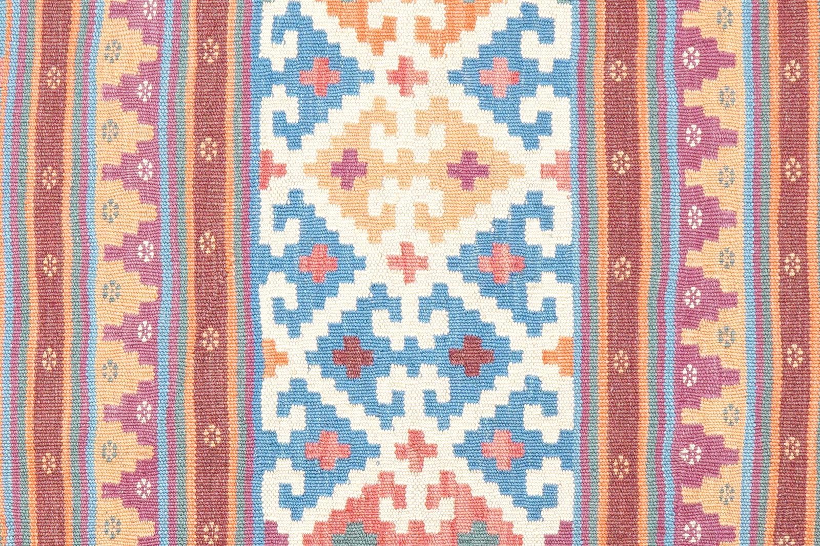 Sumak Sirdjan — Handgefertigt, 225x156 cm, Bunt, 100% Virgin Wool | View 6