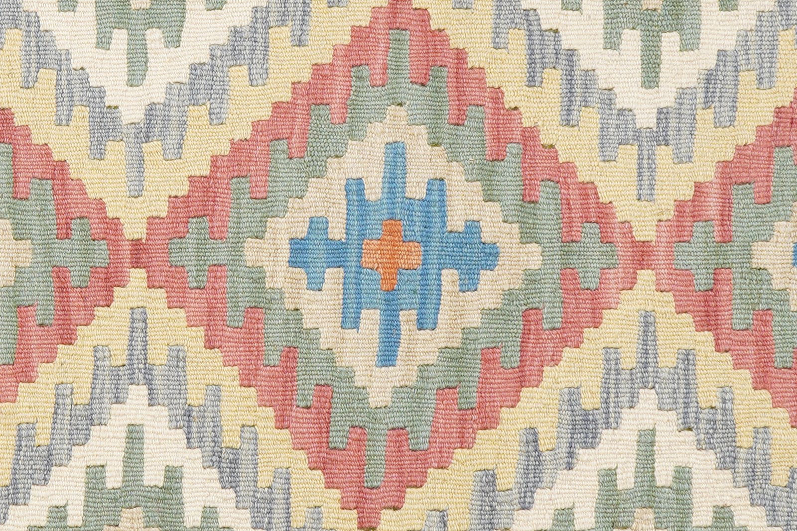 Kelim Gashgai — Handmade, 103x152 cm, Red, 100% Virgin Wool | View 5