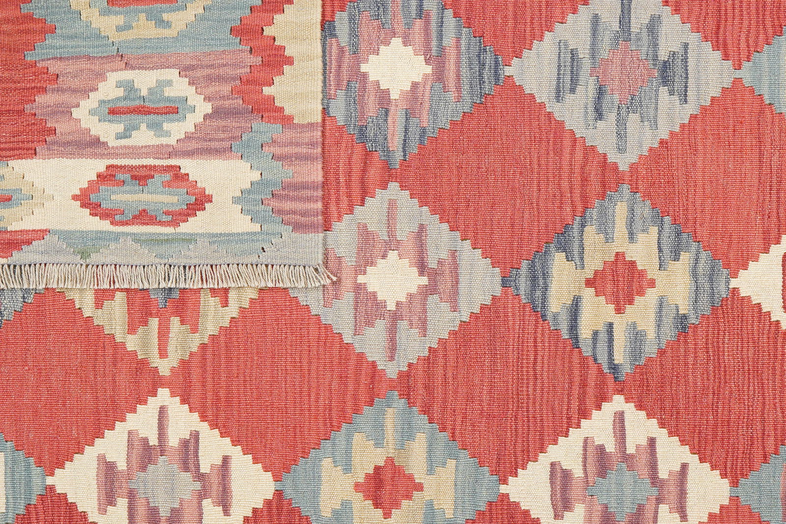 Kelim Gashgai — Handgefertigt, 232x180 cm, Bunt, 100% Virgin Wool | View 7