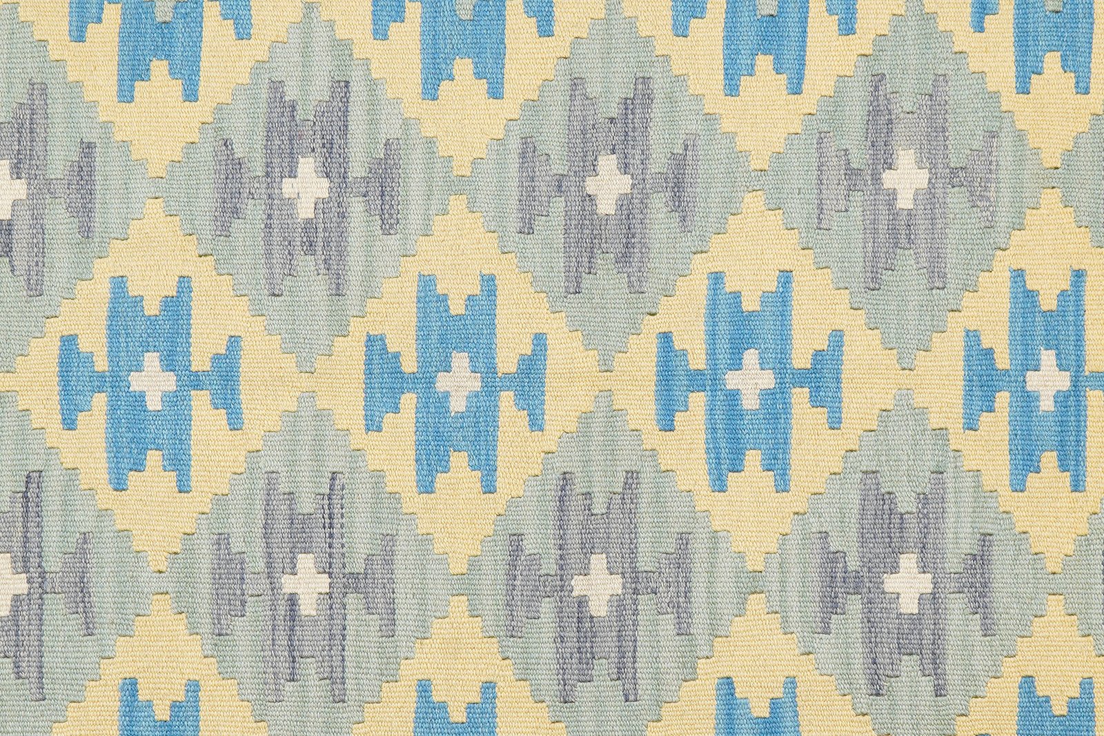 Kelim Gashgai — Handmade, 169x231 cm, Green, 100% Virgin Wool | View 5