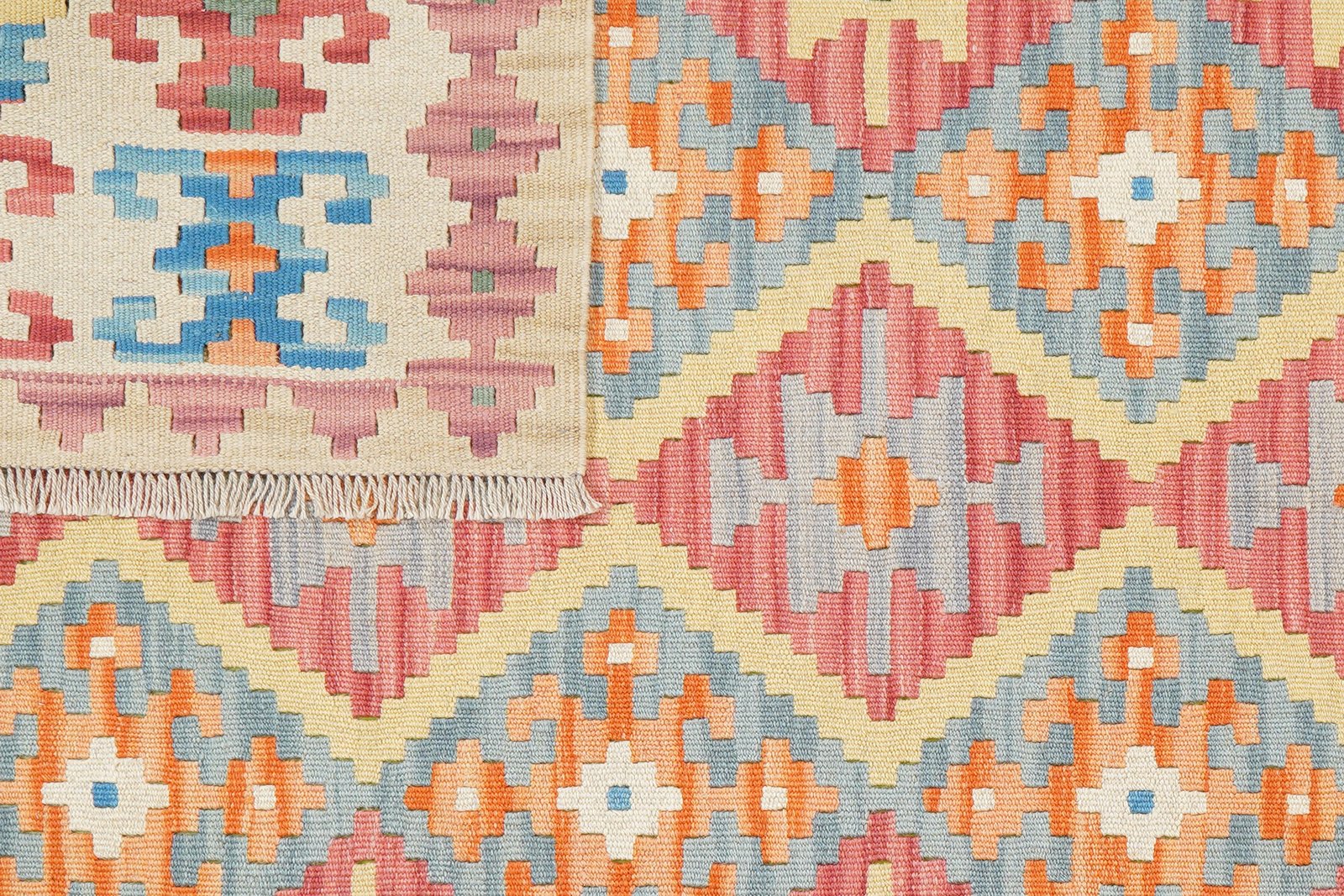 Kelim Gashgai — Handmade, 157x196 cm, Multicolor, 100% Virgin Wool | View 6