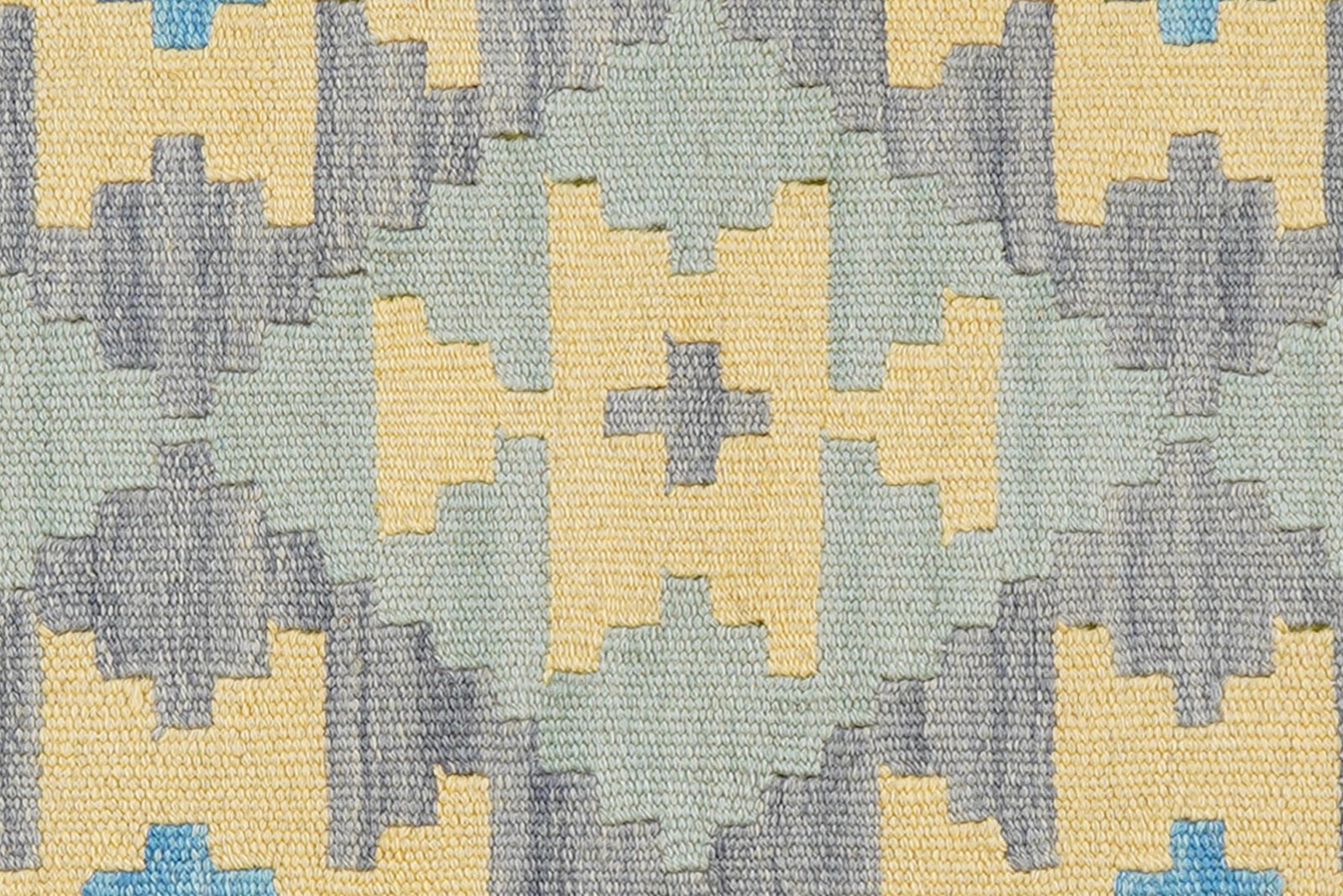 Kelim Gashgai — Handmade, 62x241 cm, Green, 100% Virgin Wool | View 5
