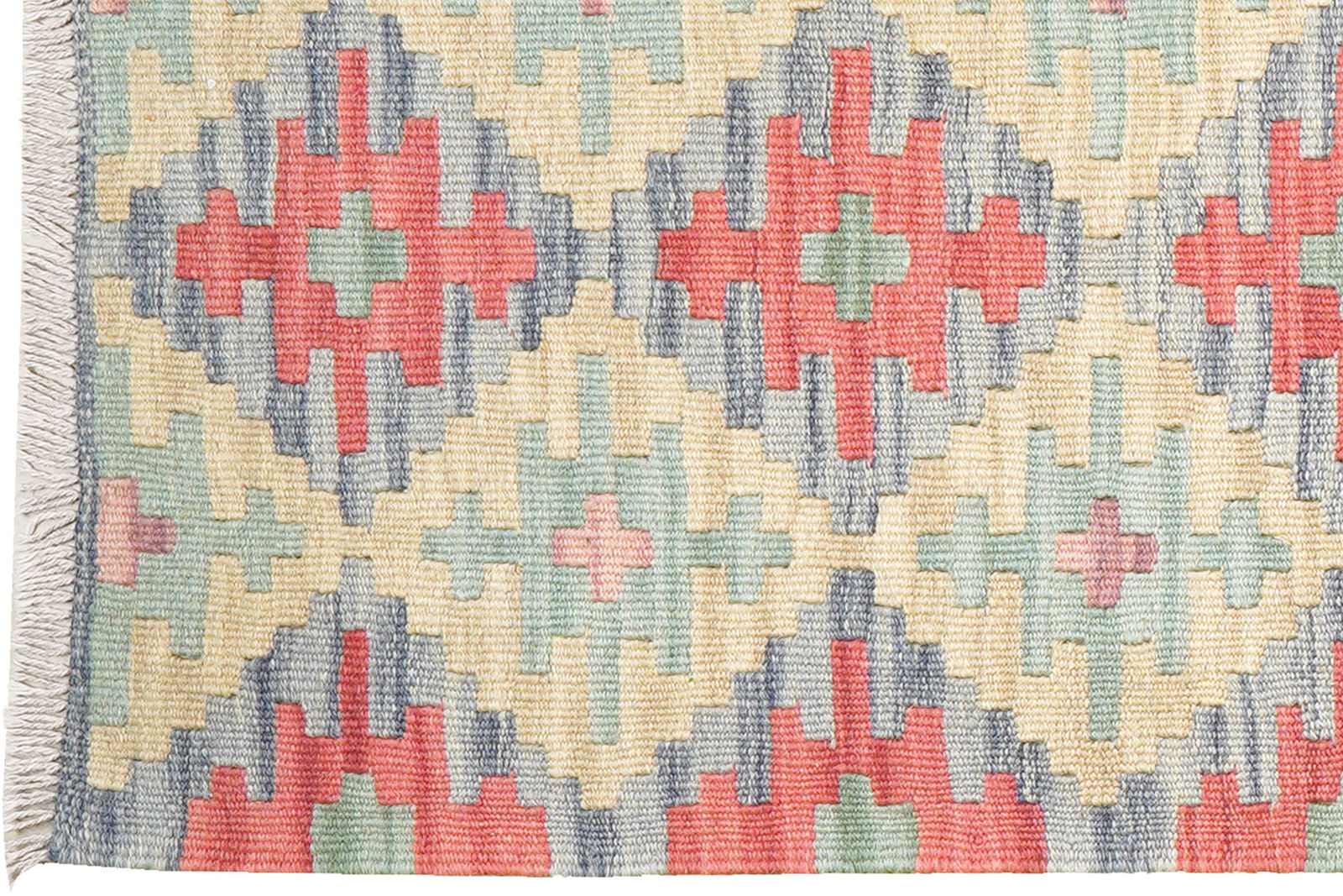 Kelim Gashgai — Handgefertigt, 238x80 cm, Bunt, 100% Virgin Wool | View 4