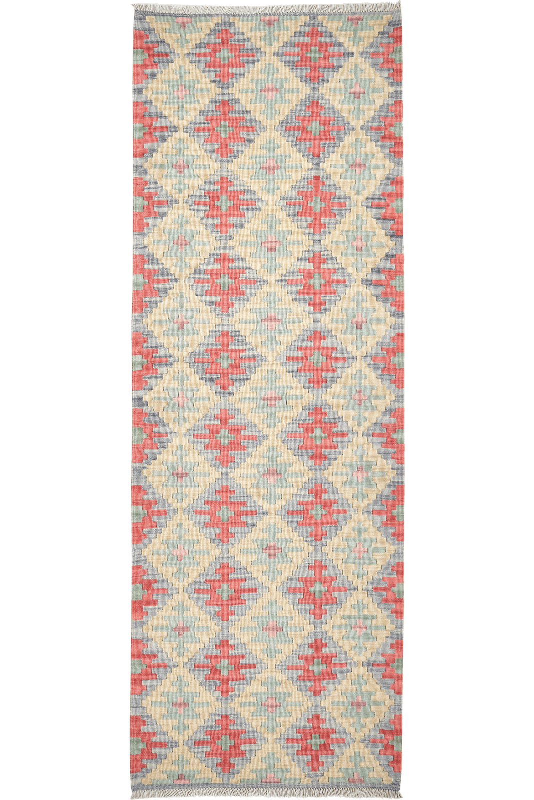 Kelim Gashgai — Handmade, 80x238 cm, Multicolor, 100% Virgin Wool | Main view