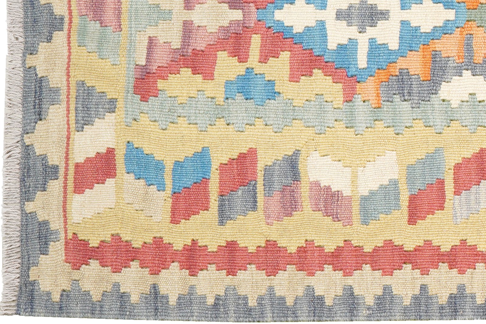 Kelim Gashgai — Handmade, 83x242 cm, Multicolor, 100% Virgin Wool | View 3