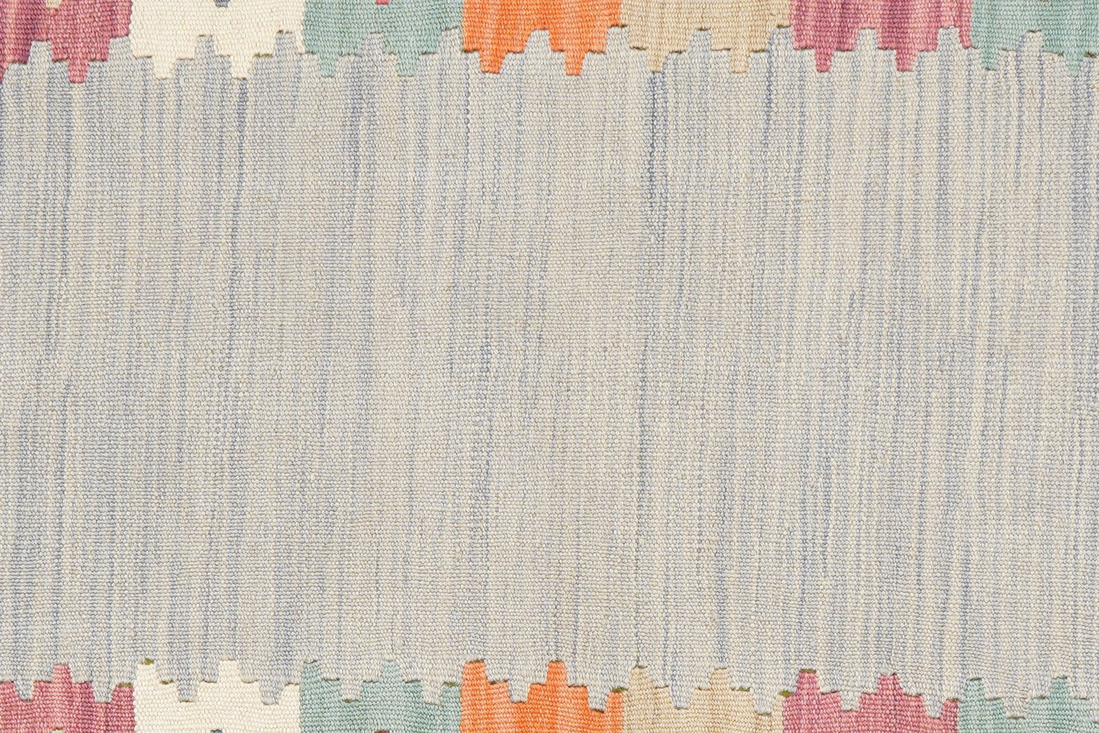 Kelim Gashgai — Handmade, 100x147 cm, Grey, 100% Virgin Wool | View 5