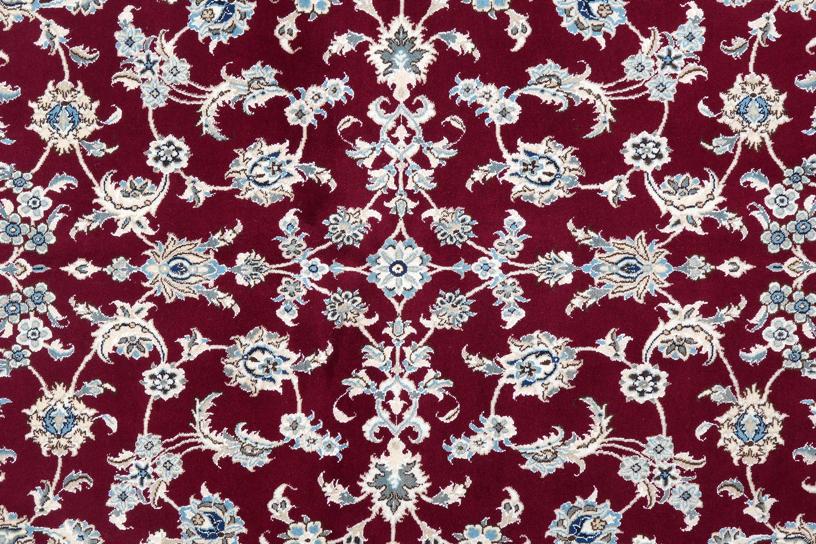 Nain 12La — Hand-knotted, 192x294 cm, Red, 100% Virgin Wool | View 6