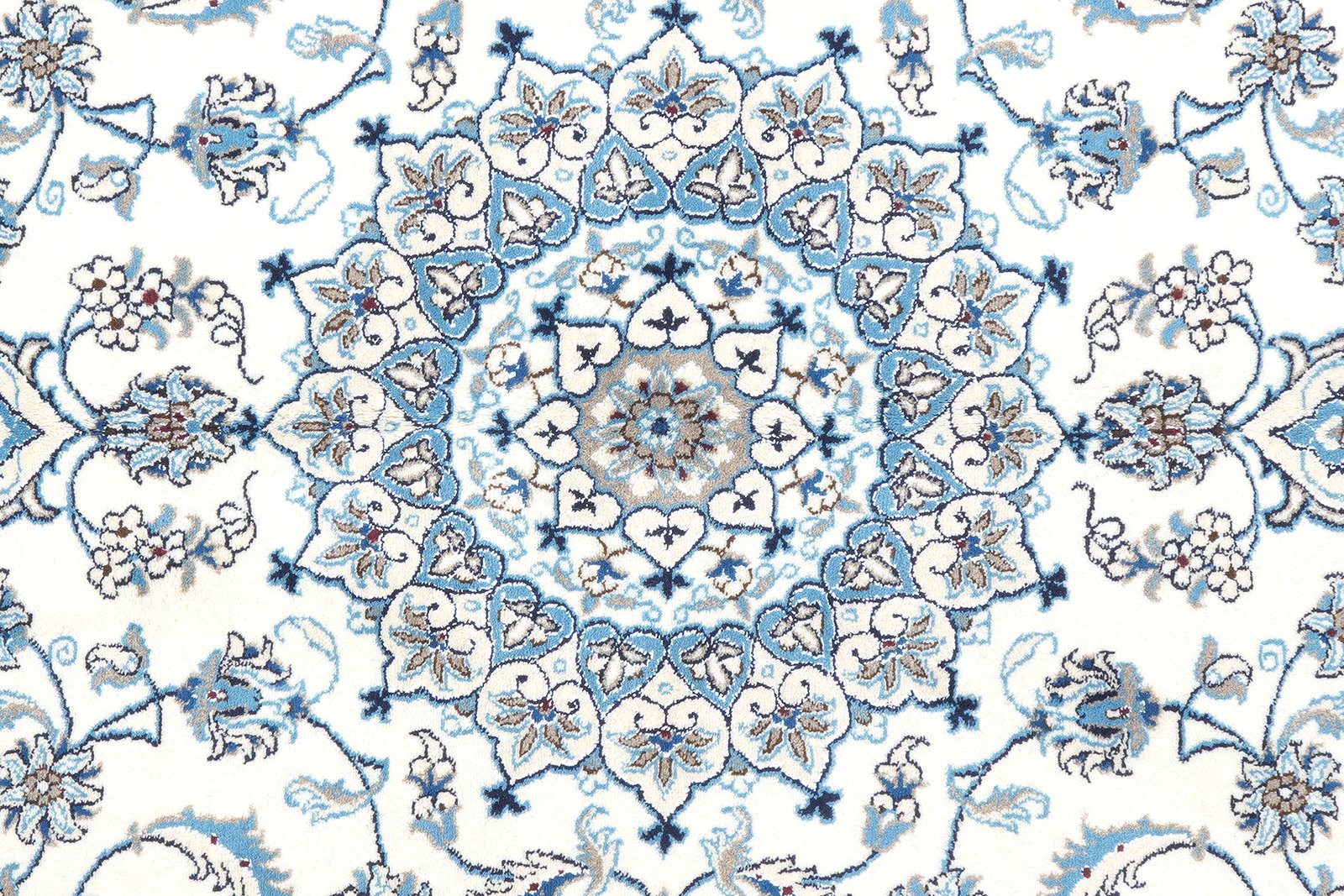 Nain 12La — Hand-knotted, 197x299 cm, Beige, 100% Virgin Wool | View 6