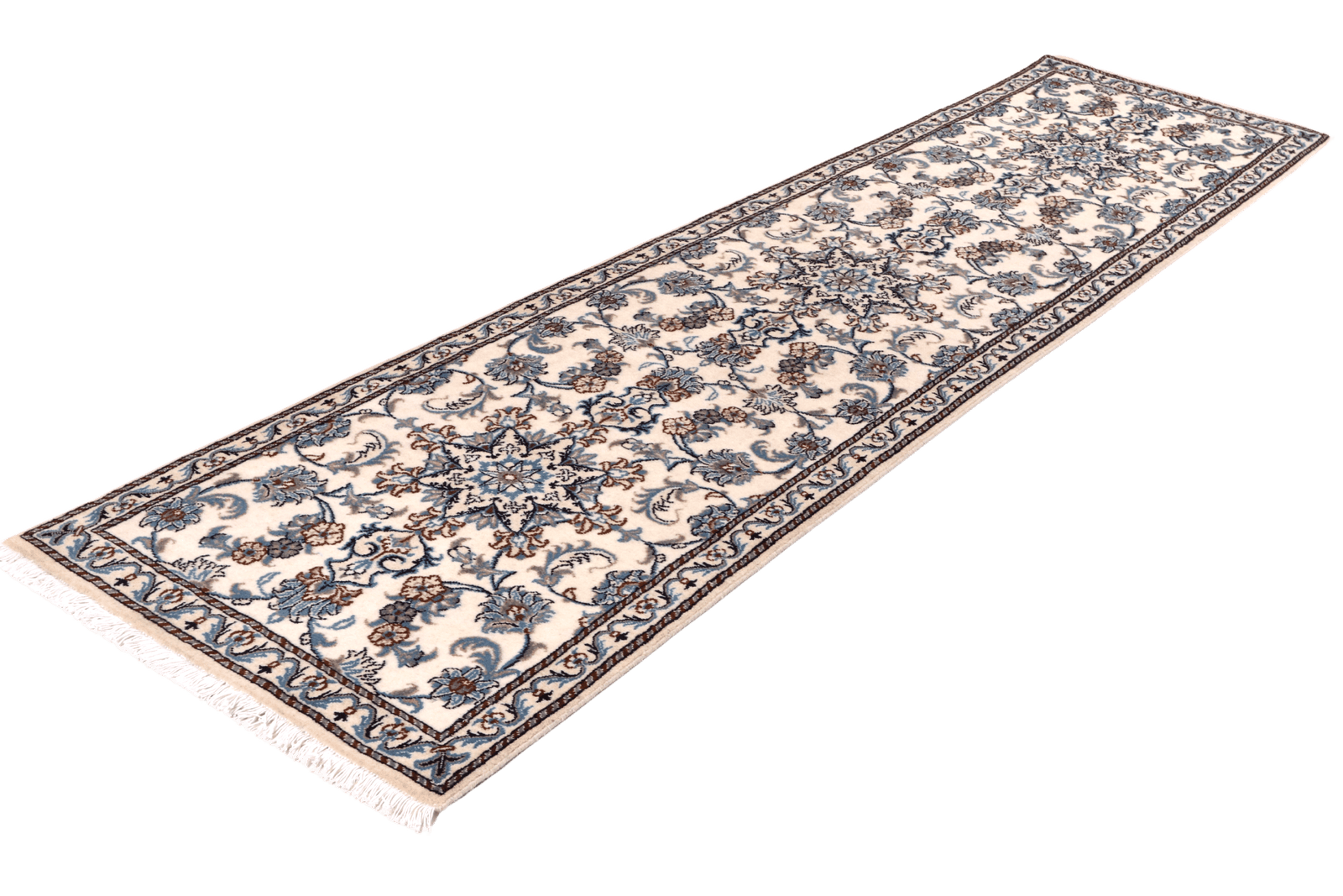 Nain 12La — Hand-knotted, 77x305 cm, Beige, 100% Virgin Wool | View 6