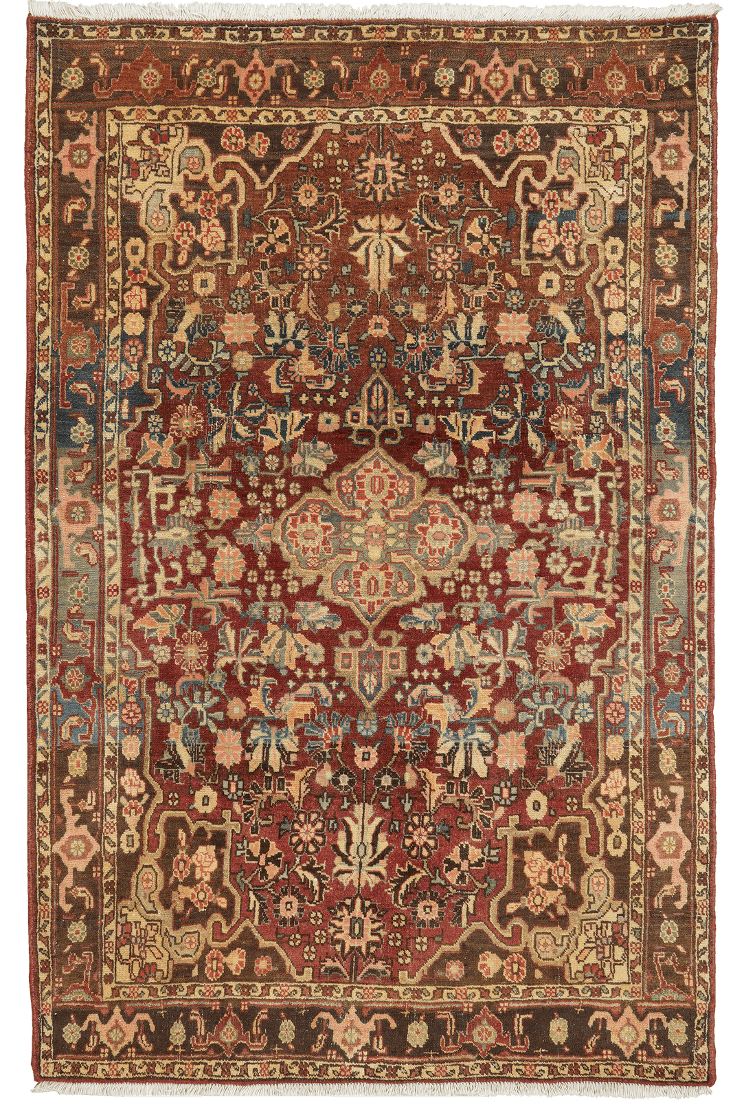 Heritage — Hand-knotted, 100x156 cm, Red, 100% Virgin Wool | Main view
