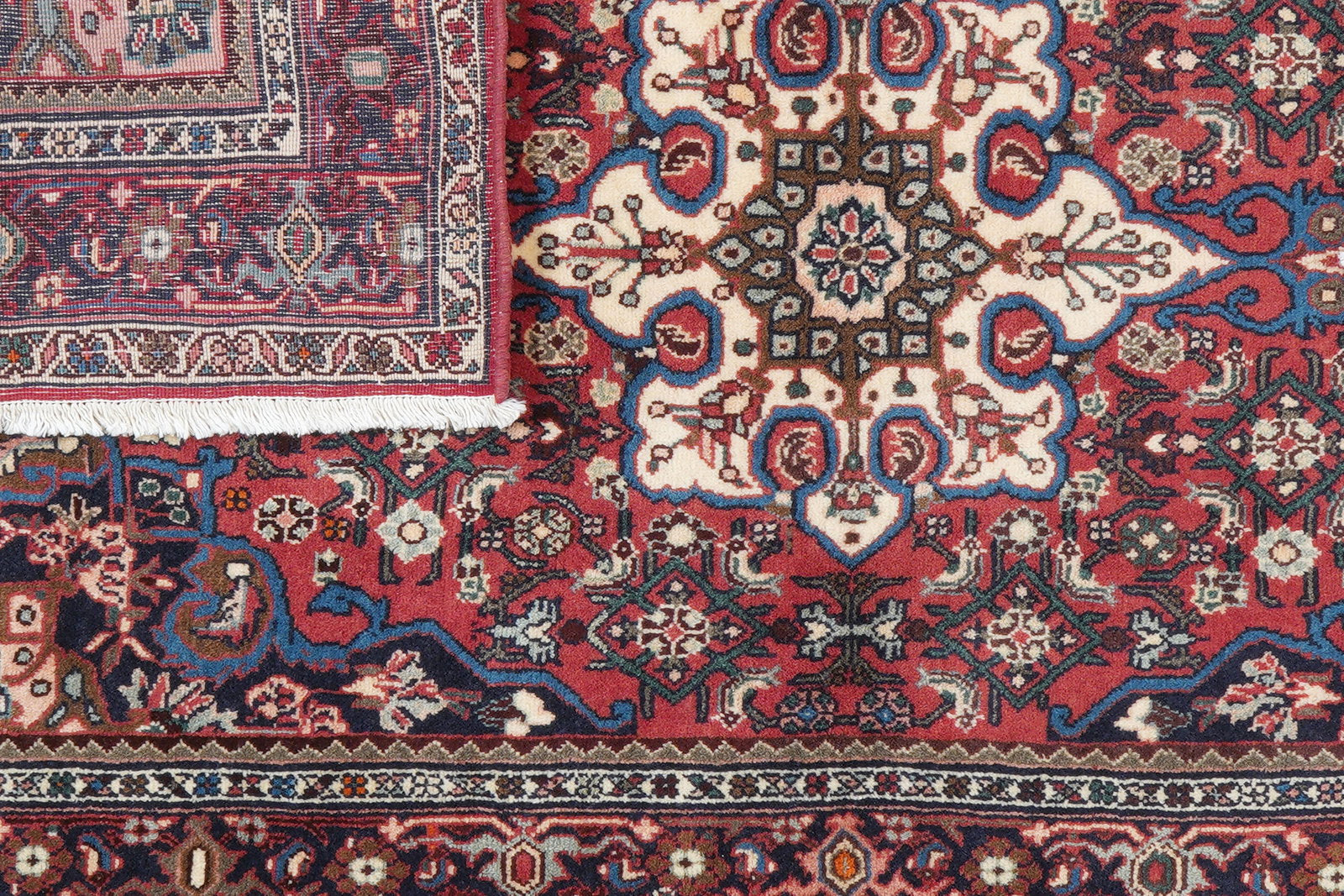 Bidjar Zandjan — Handgefertigt, 167x100 cm, Blau, 100% Virgin Wool | View 8