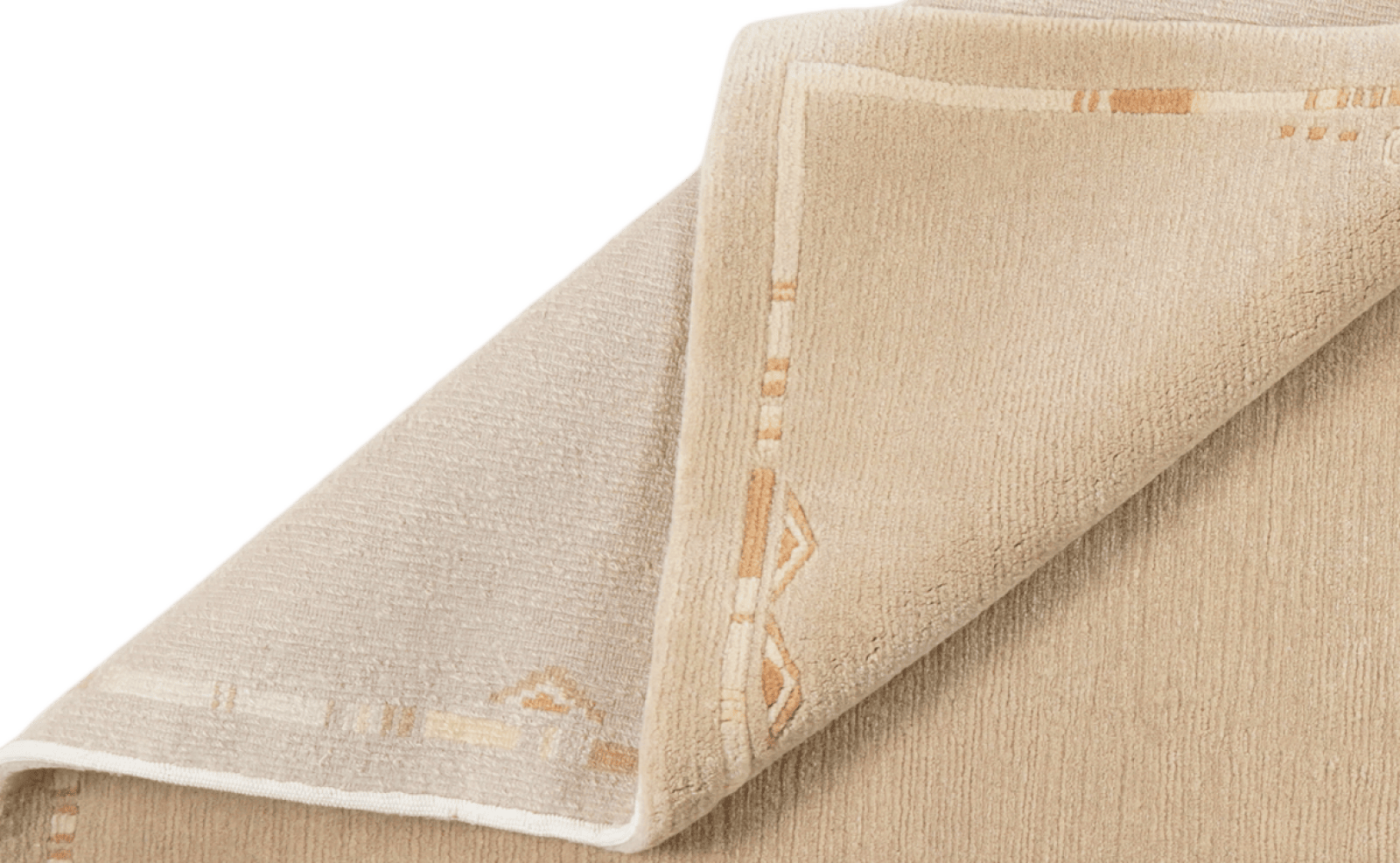 Nepal Nisha — Hand-knotted, 169x242 cm, Beige, 100% Virgin Wool | View 5