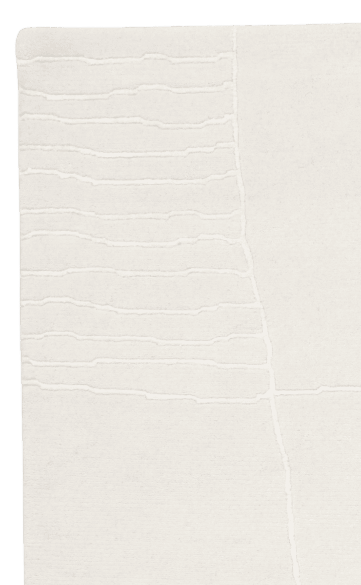 Nepal — Hand-knotted, 145x207 cm, Beige, 100% Virgin Wool | View 3