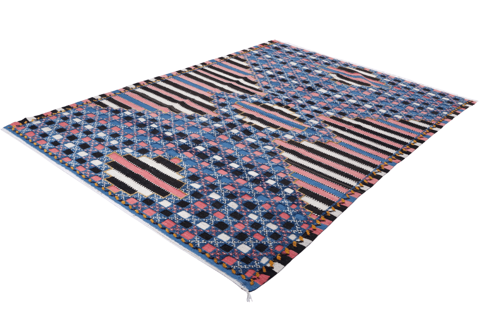 Kelim — Handmade, 161x252 cm, Multicolor, 100% Virgin Wool | View 6